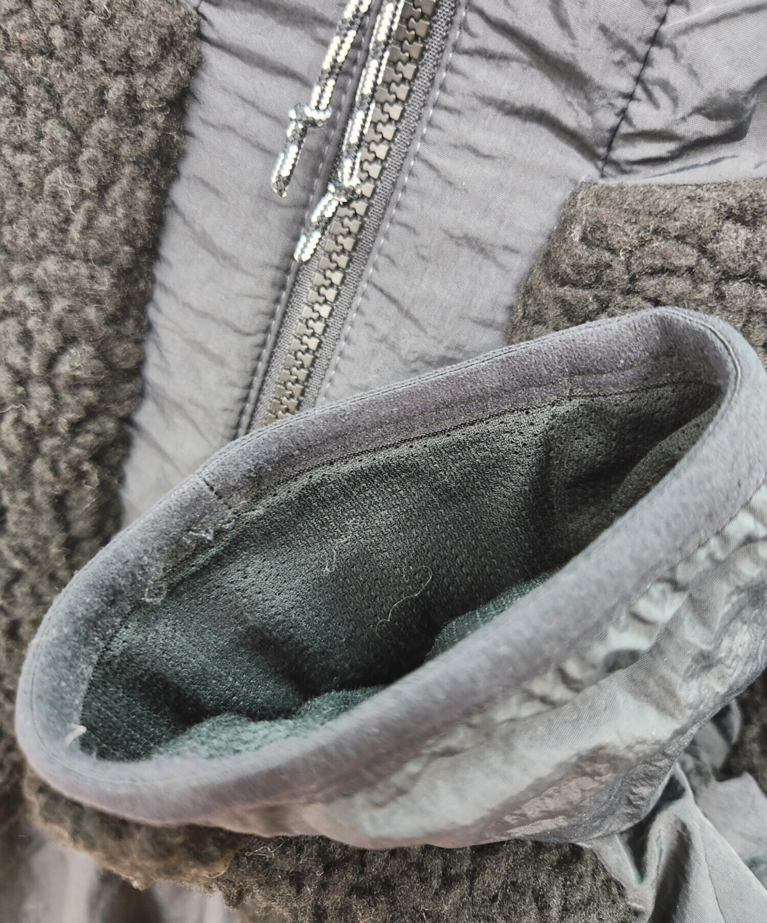 中古・古着通販】NIKE (ナイキ) ボアジャケット ブラック サイズ:L