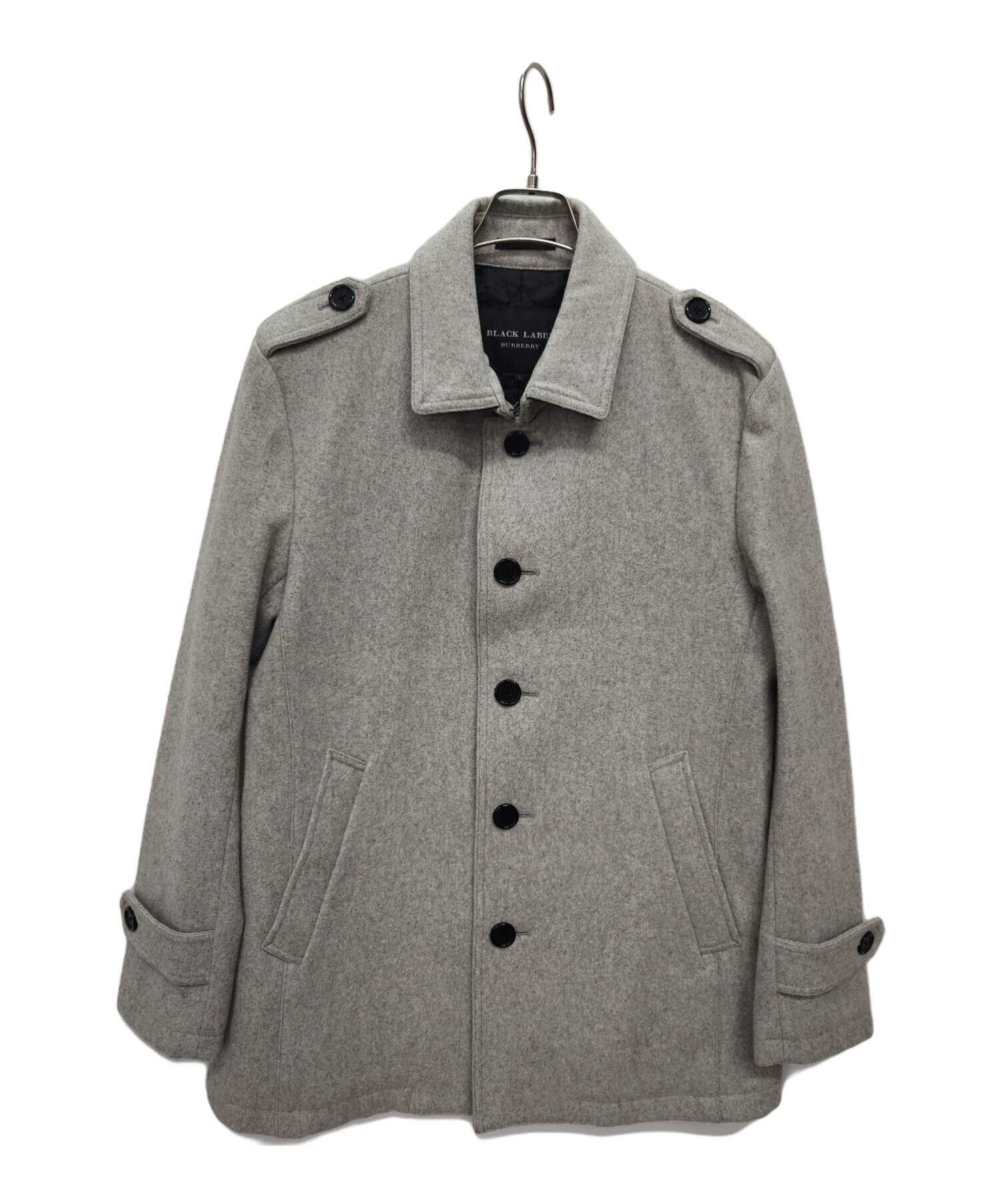 廃盤 BURBERRY BLACK LABEL 3ピース 光沢 グレー 36 Burberry Black Label Silk Blend Three-Piece Suit, Gray, 36R