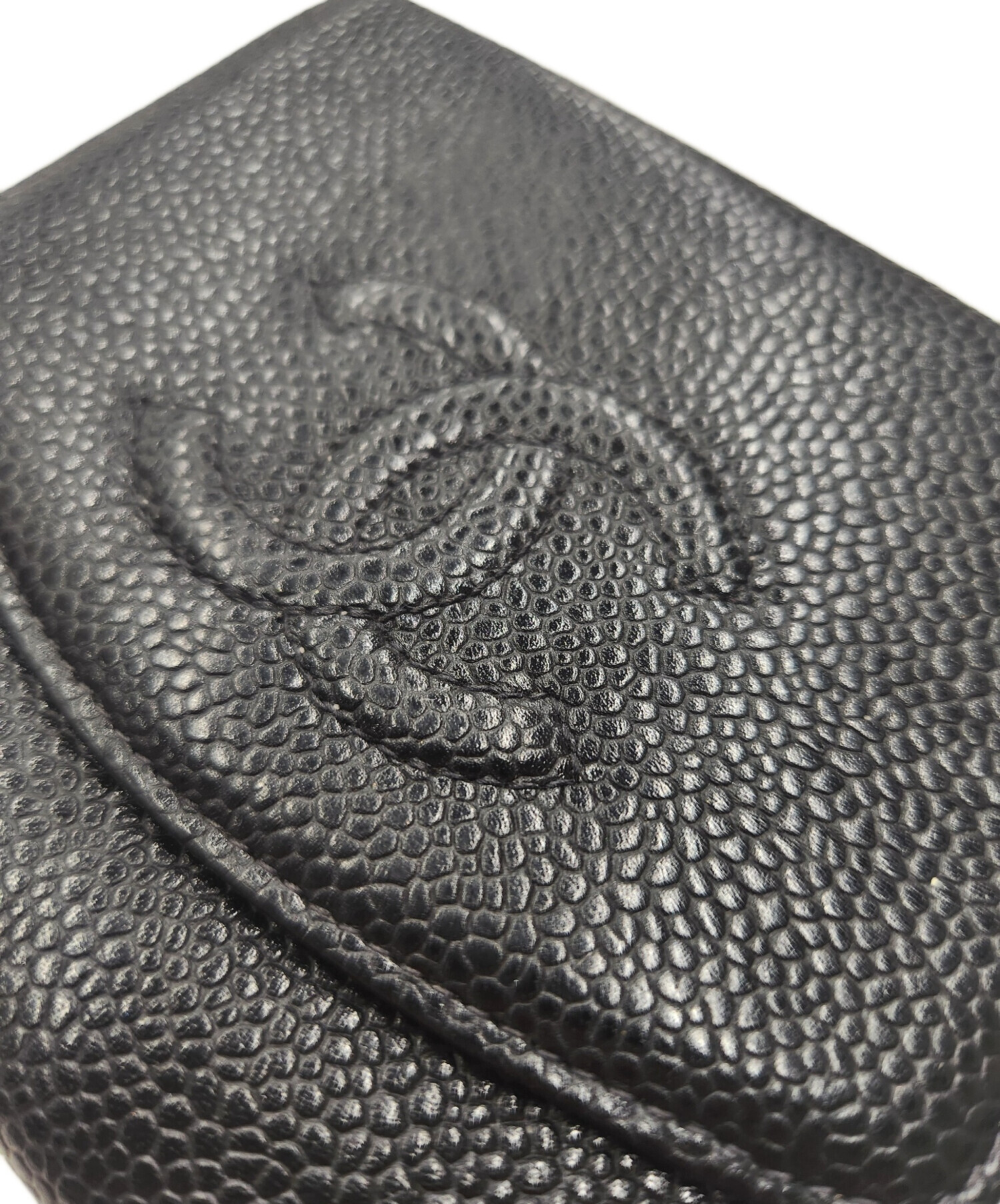 中古・古着通販】CHANEL (シャネル) ココマーク キャビアスキン 2
