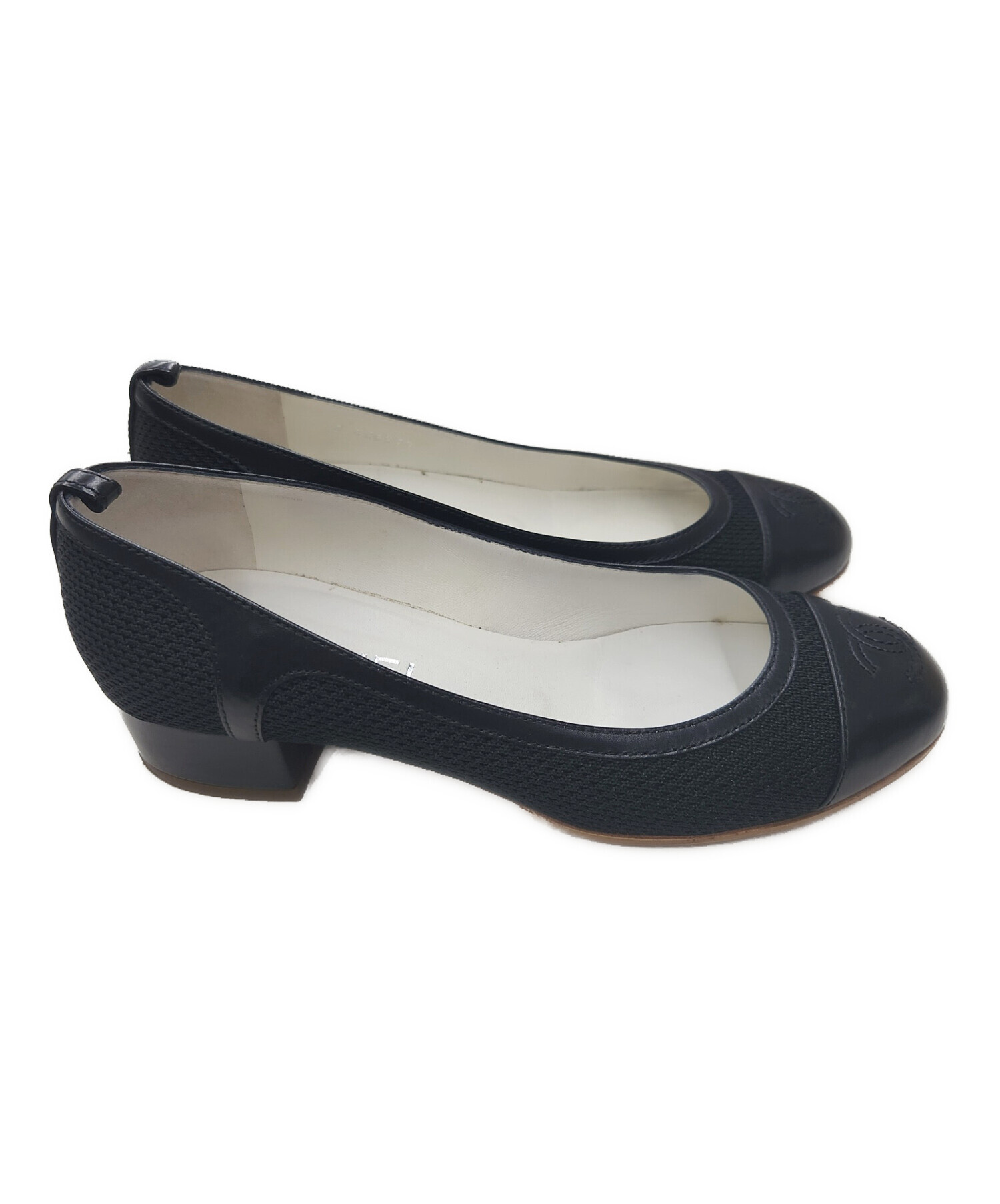 中古・古着通販】CHANEL (シャネル) ココマーク パンプス ブラック