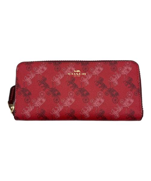 【中古】コーチ長財布 コーチ アウトレット 長財布 レディース ブラウン/ダークパイン COACH