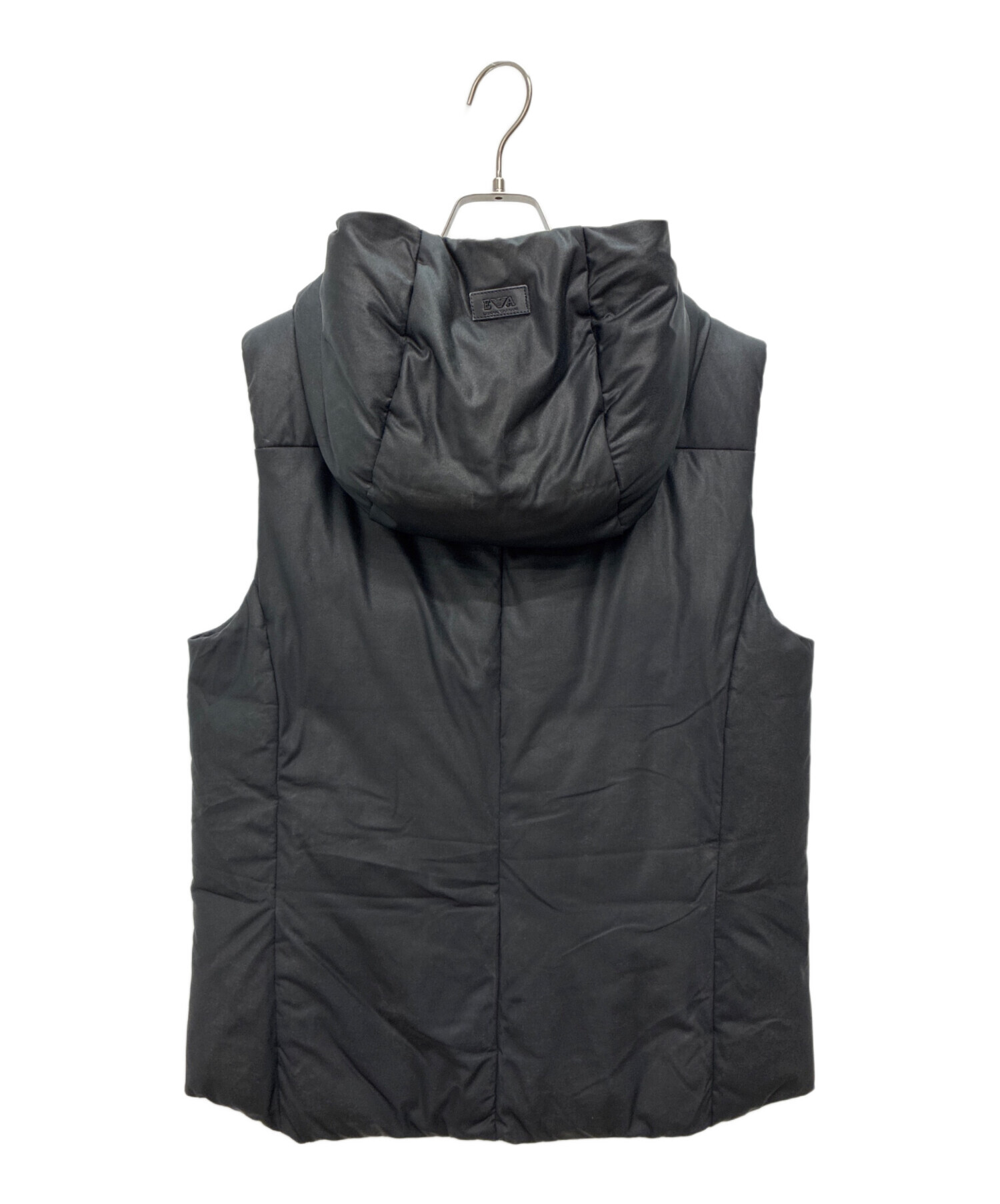 EMPORIO ARMANI ブラック フード付きベスト 極美品☆EMPORIO ARMANI