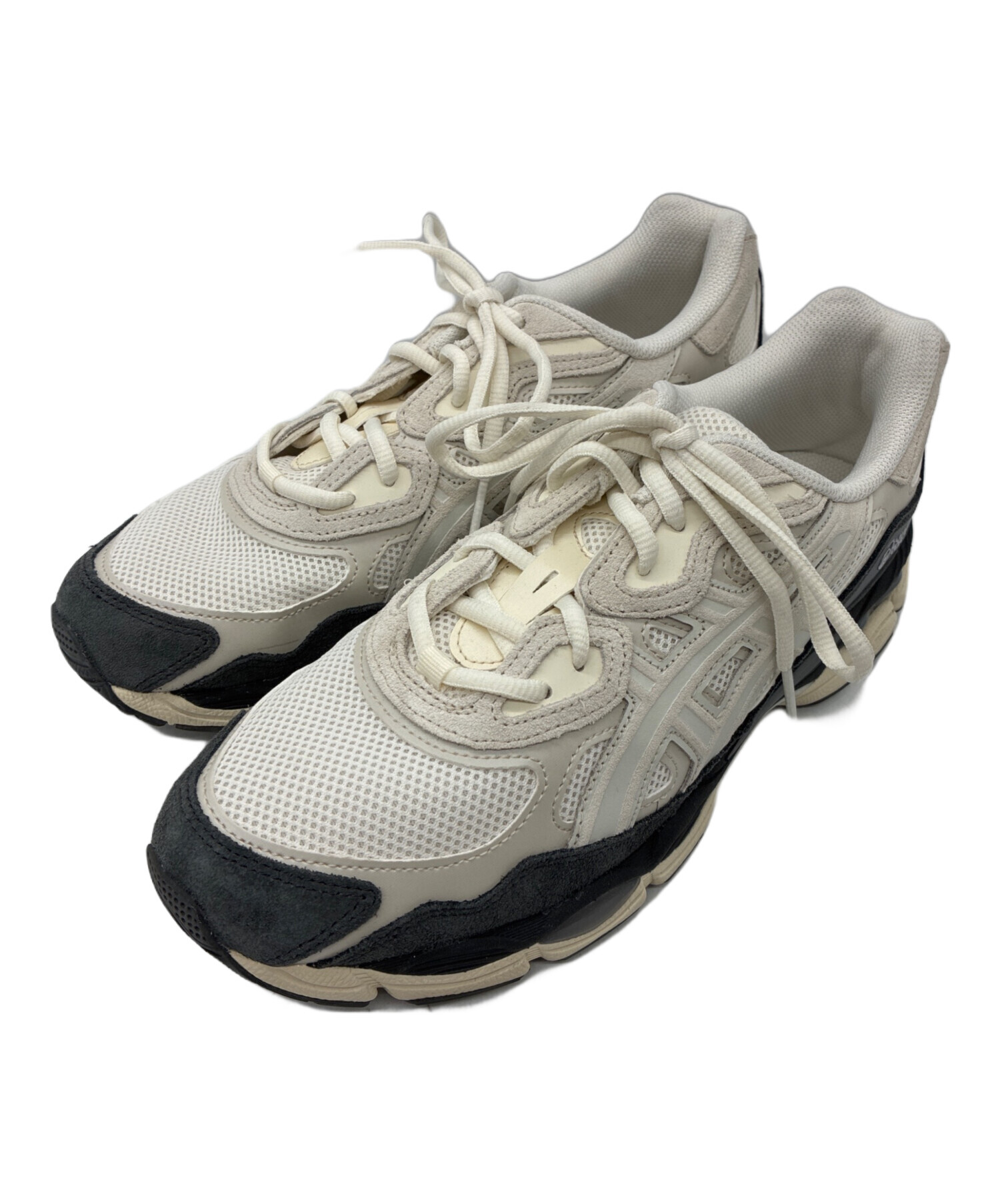 asics GEL-NYC ホワイト/スモークグレー 27cm ほぼ未使用 中古・古着通販】asics (アシックス) GEL-NYC WHITE/SMOKE GREY