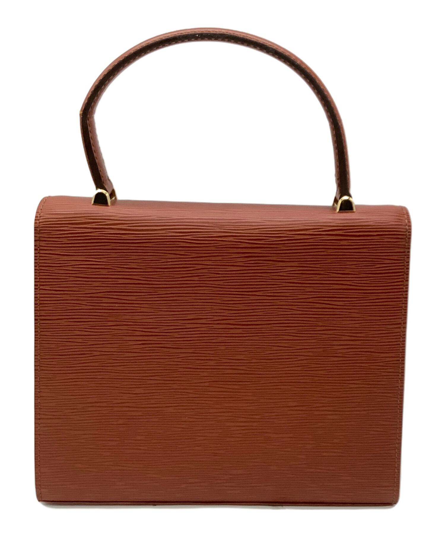 Louis Vuitton ハンドバッグ ブラウン 中型 中古・古着通販】LOUIS VUITTON (ルイ ヴィトン) ハンドバッグ