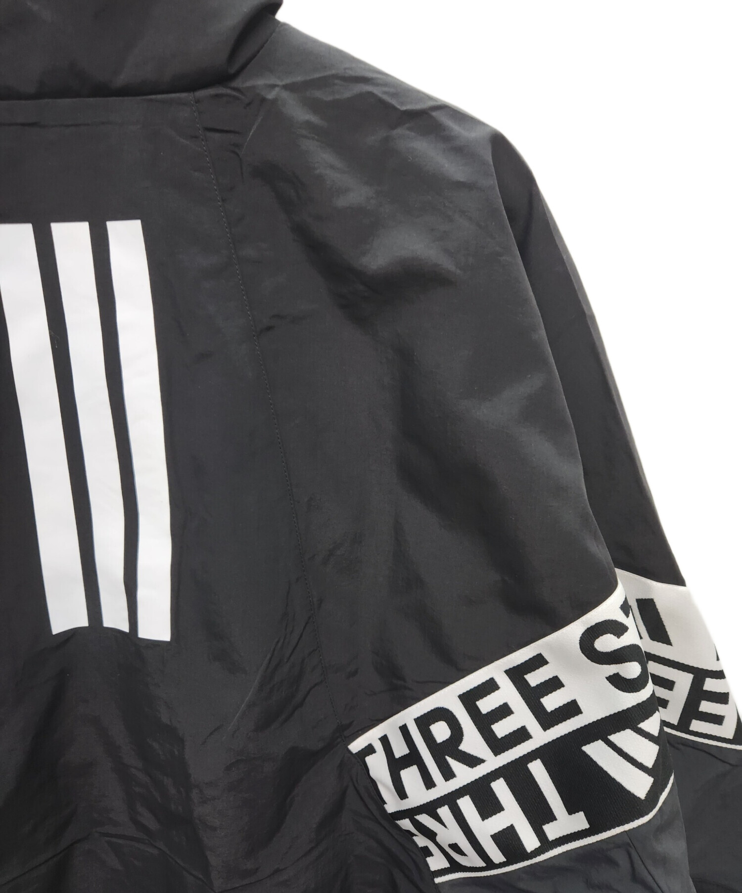 【人気モデル】adidas ADIBREAKトラックジャケット L相当 黒 古着 中古・古着通販】adidas (アディダス) トラックジャケット ブラック