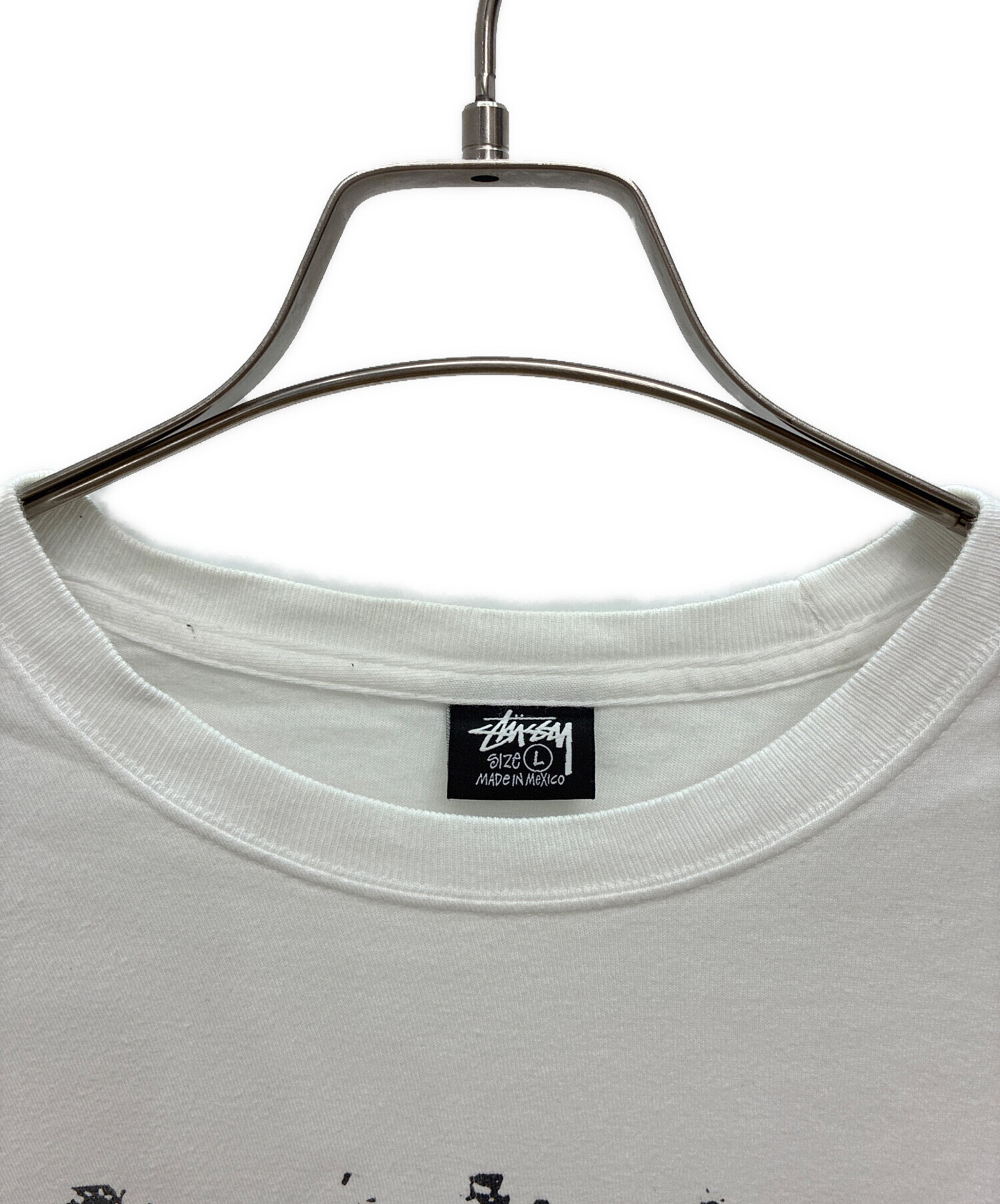 中古・古着通販】stussy (ステューシー) プリントTシャツ ホワイト