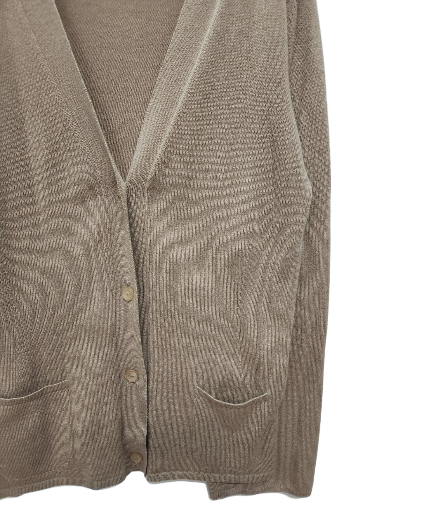 美品✨希少【ジルサンダー】カシミヤ100%カーディガン アイボリーホワイト 32 中古・古着通販】JIL SANDER (ジルサンダー) カシミヤ100