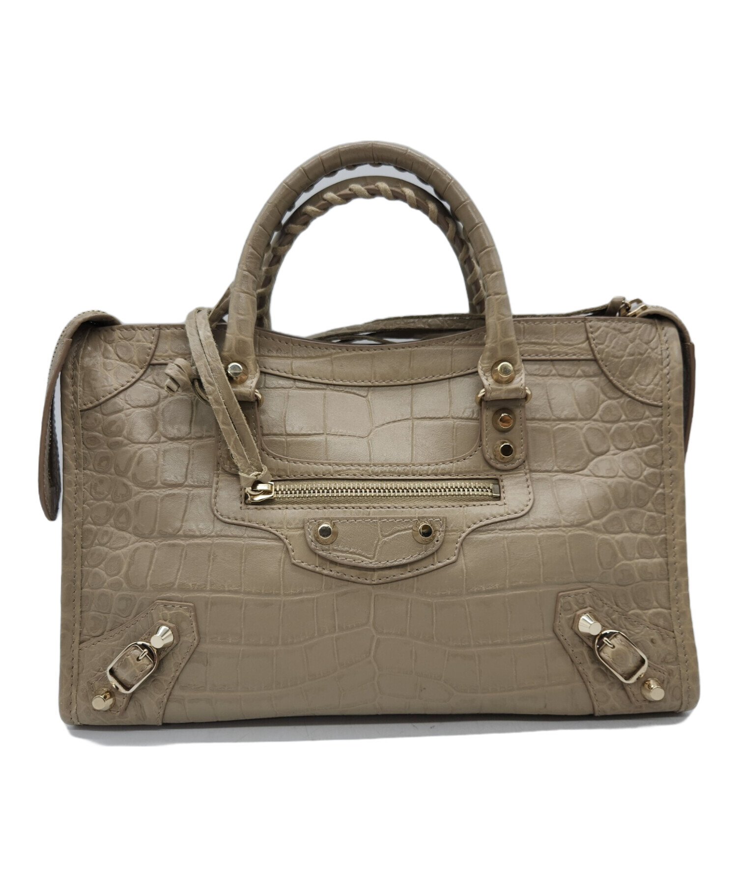 中古・古着通販】BALENCIAGA (バレンシアガ) 2WAYバッグ ベージュ