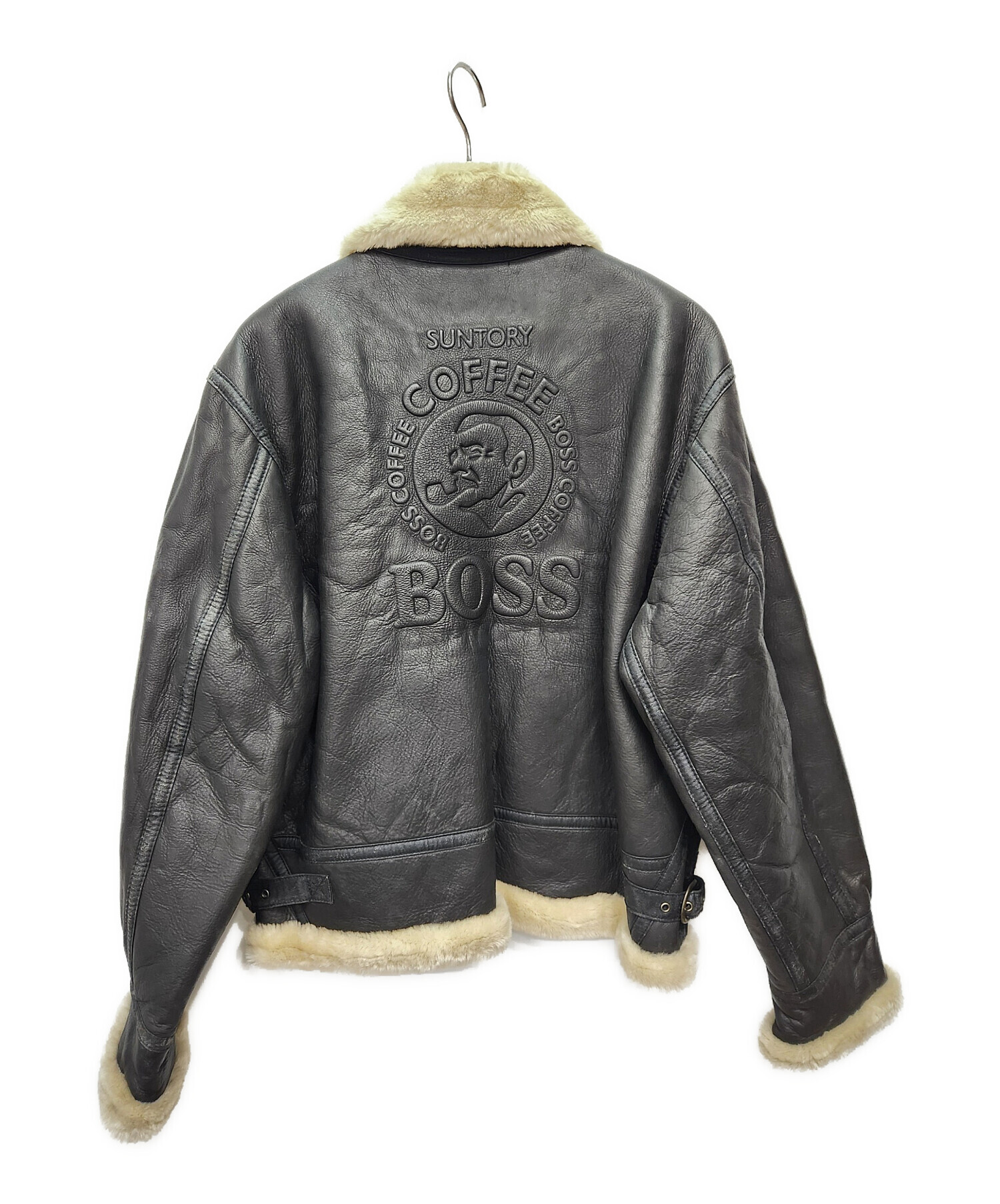 中古・古着通販】BOSS (ボス) B-3フライトジャケット ブラック サイズ