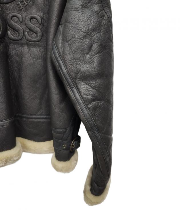 中古・古着通販】BOSS (ボス) B-3フライトジャケット ブラック サイズ