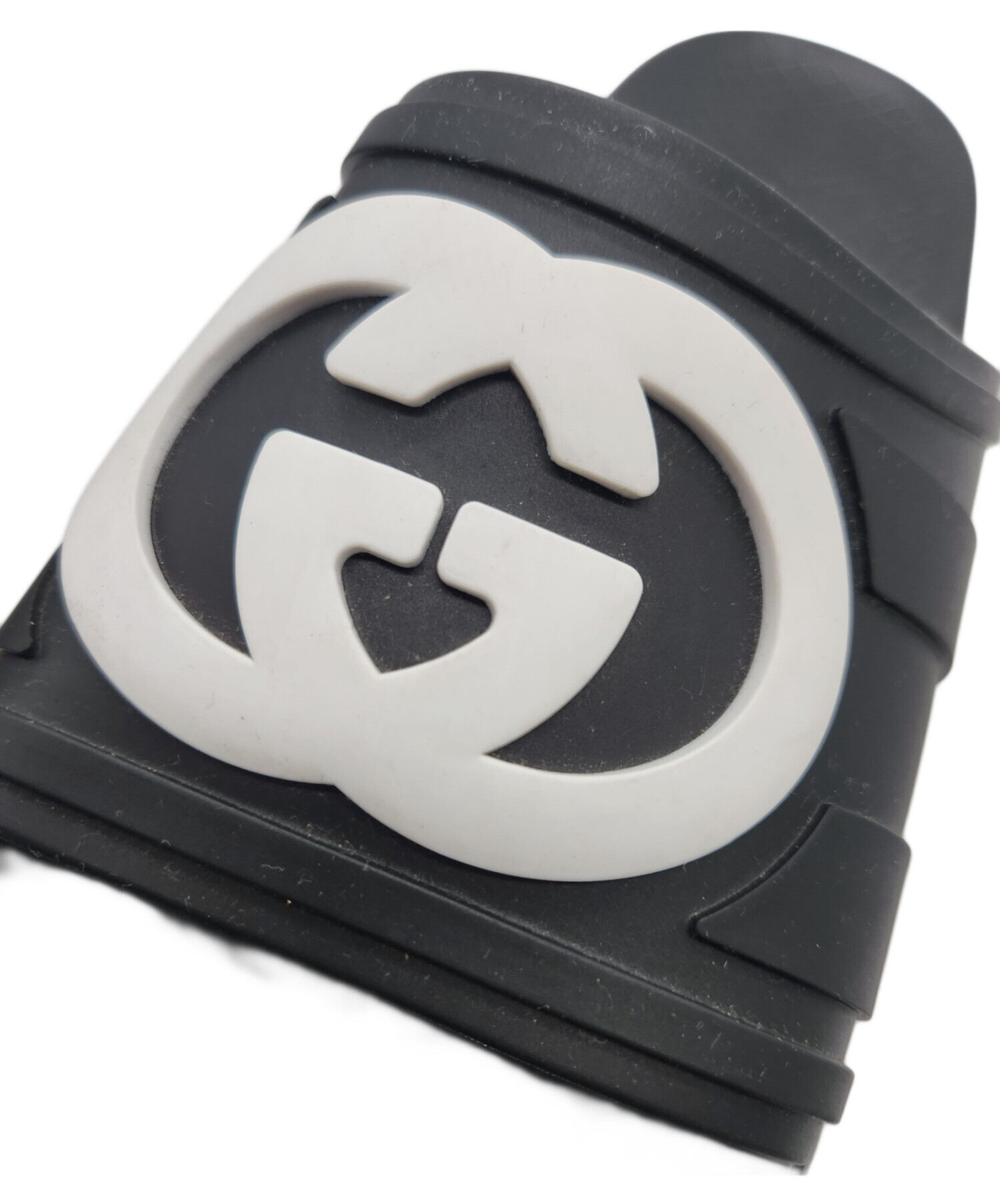 中古・古着通販】GUCCI (グッチ) シャワーサンダル ブラック サイズ