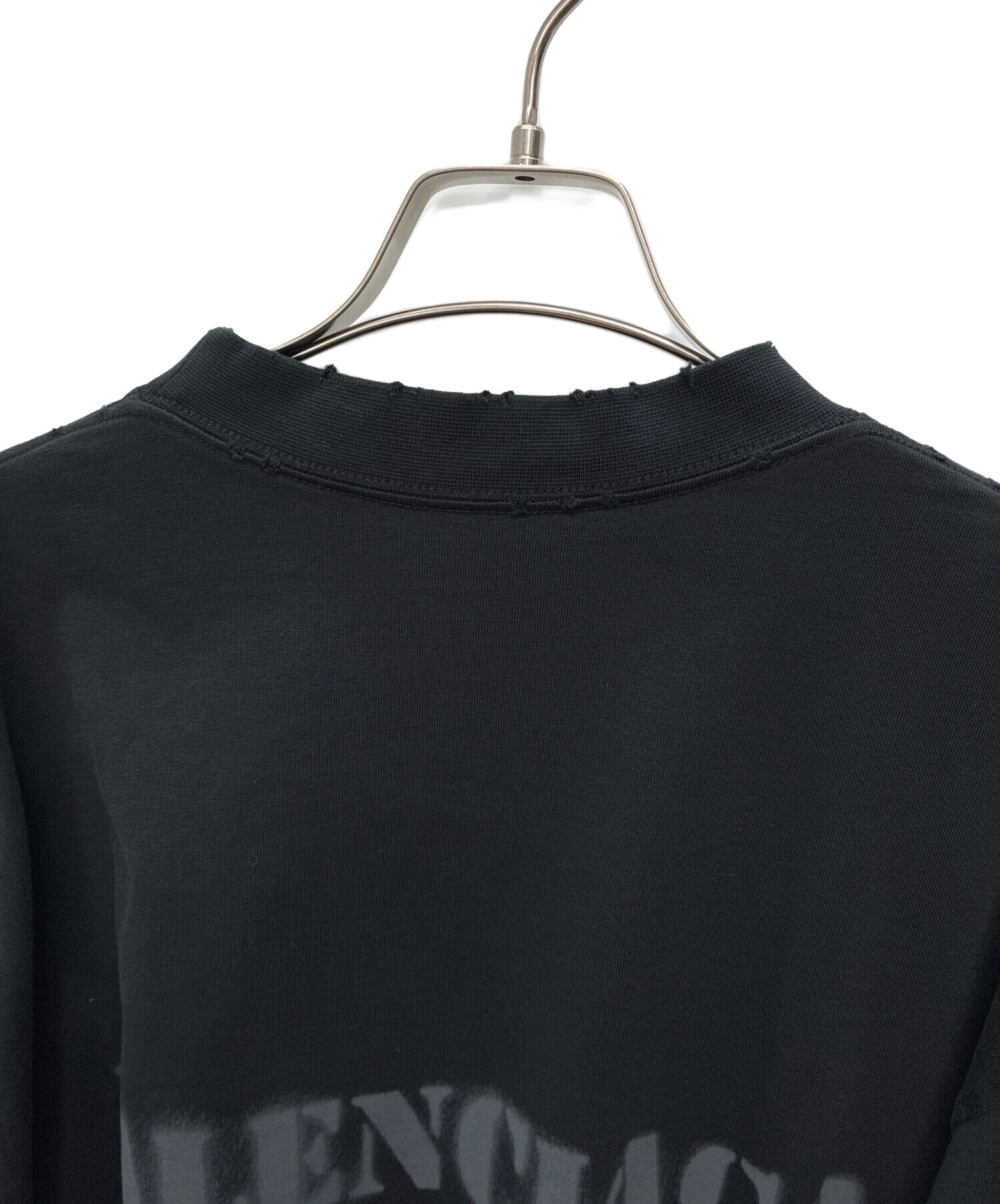 中古・古着通販】BALENCIAGA (バレンシアガ) ステンシルロゴダメージ