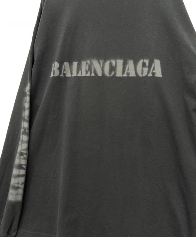 中古・古着通販】BALENCIAGA (バレンシアガ) ステンシルロゴダメージ