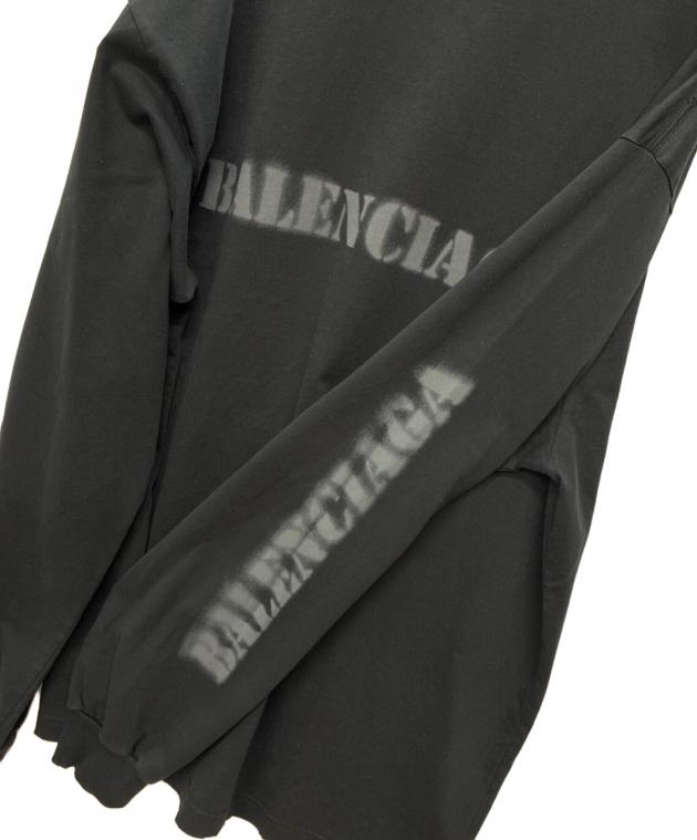 中古・古着通販】BALENCIAGA (バレンシアガ) ステンシルロゴダメージ