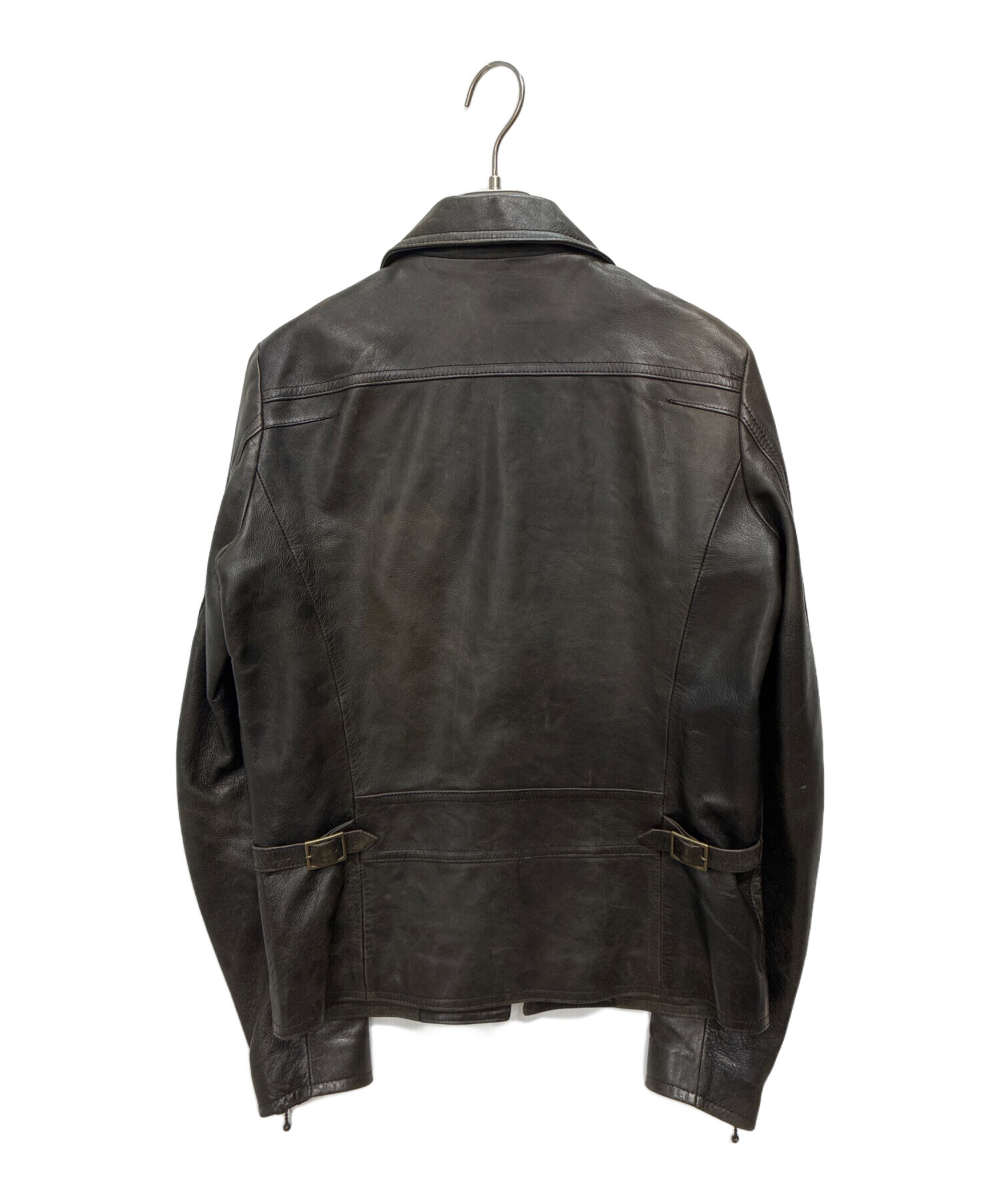 中古・古着通販】PLEDGE (プレッジ) シープスキン レザージャケット