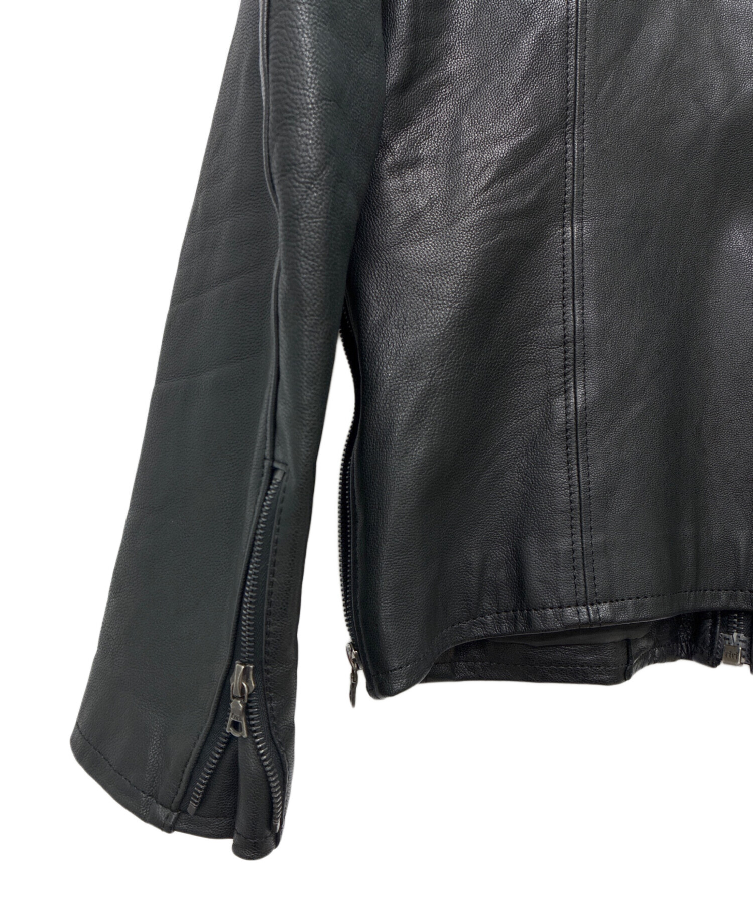 中古・古着通販】PLEDGE (プレッジ) ゴートスキン レザージャケット