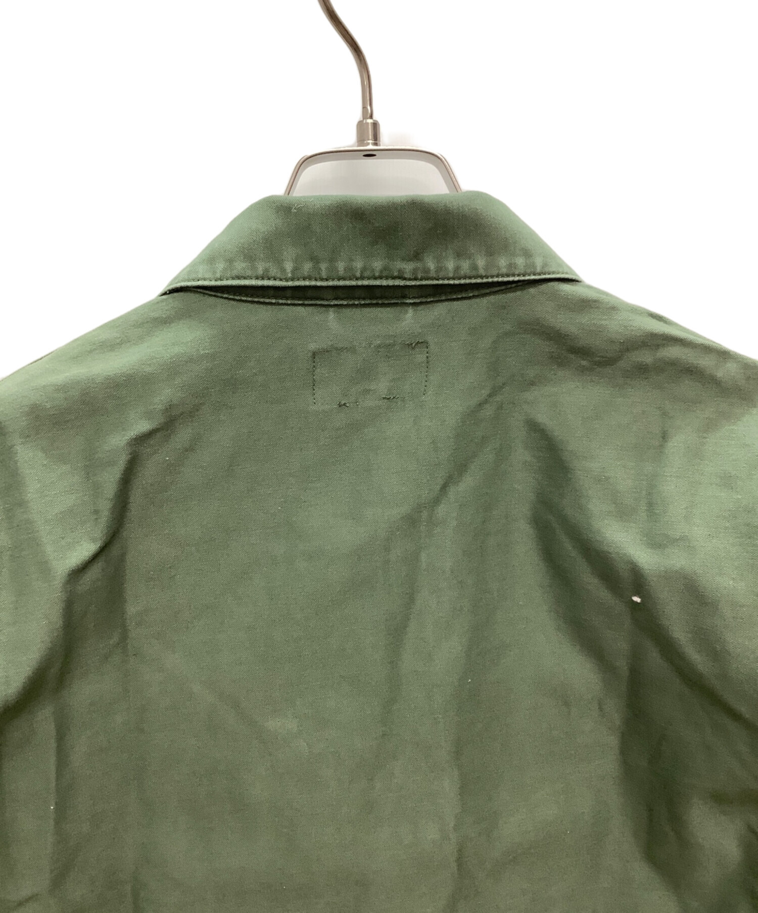 DESCENDANT D-61M UTILITY SHIRT サイズ3 オリーブ 中古・古着通販】DESCENDANT (ディセンダント) ユーティリティシャツ