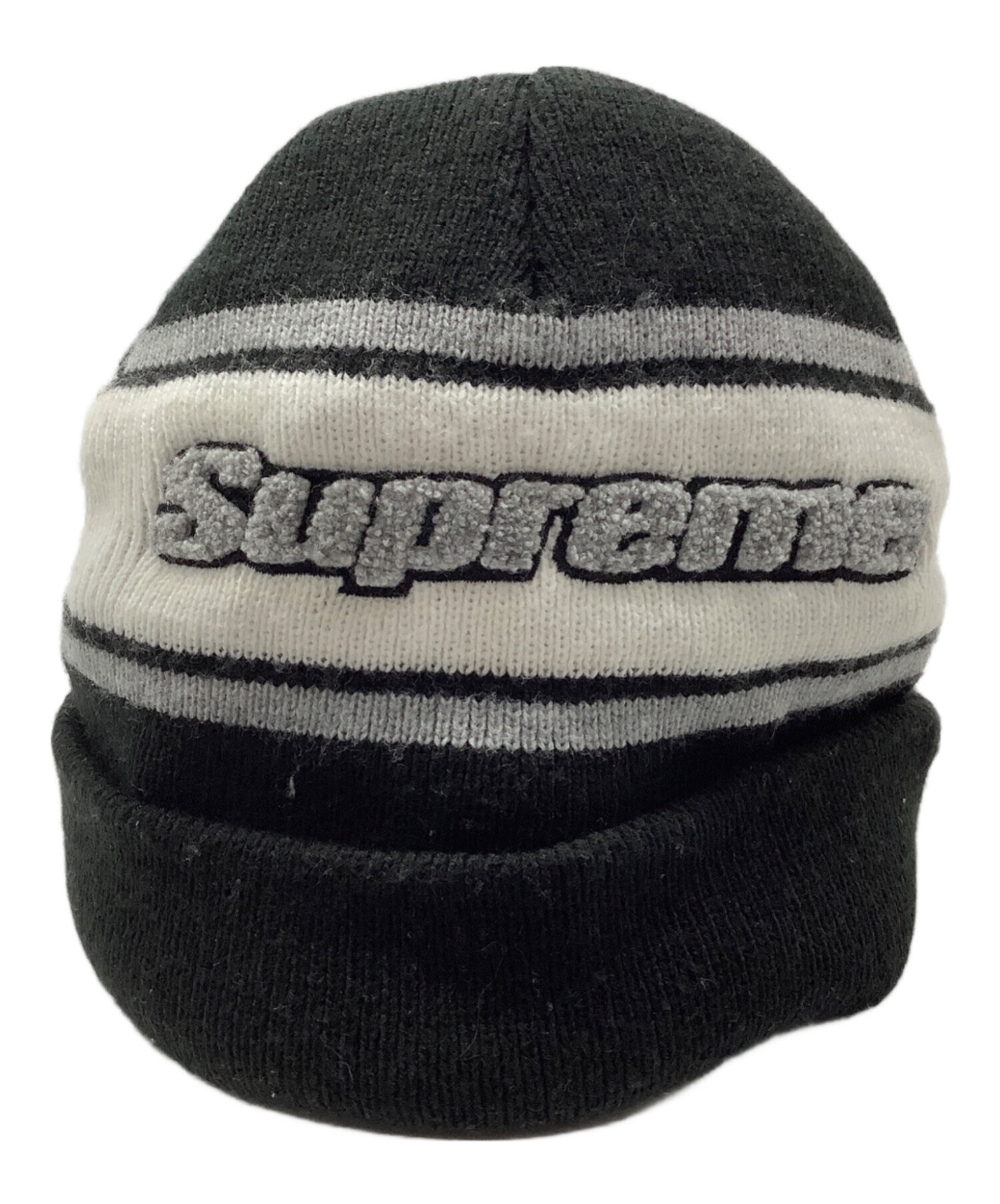Supreme シュプリーム 2025AW Crochet Logo Beanie クロシェットロゴビーニー ブラック Supreme ブラック ニット帽