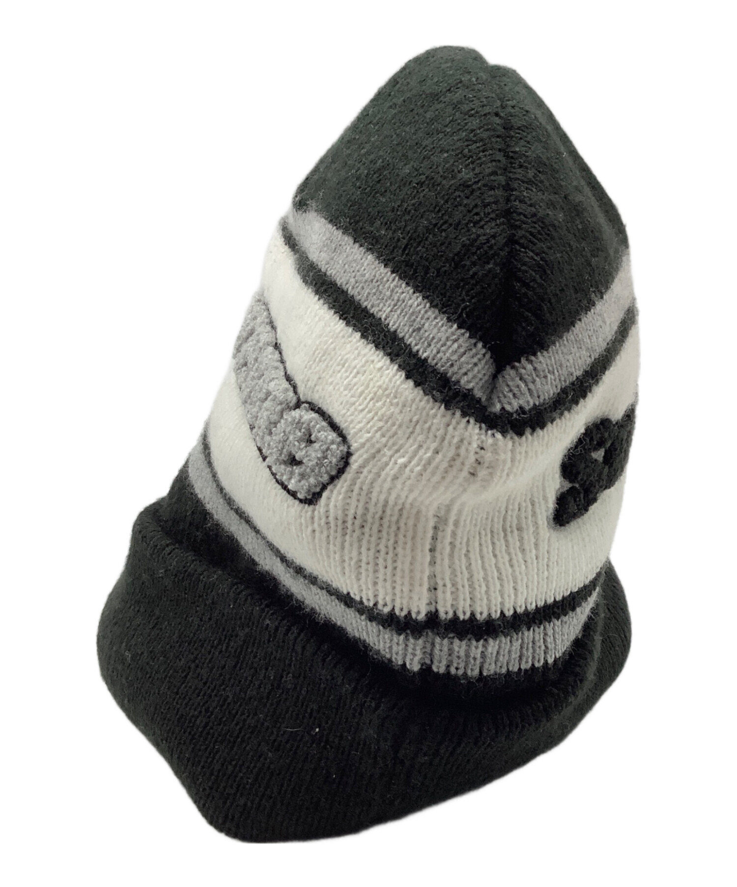 中古・古着通販】SUPREME (シュプリーム) ニット帽 ブラック×グレー