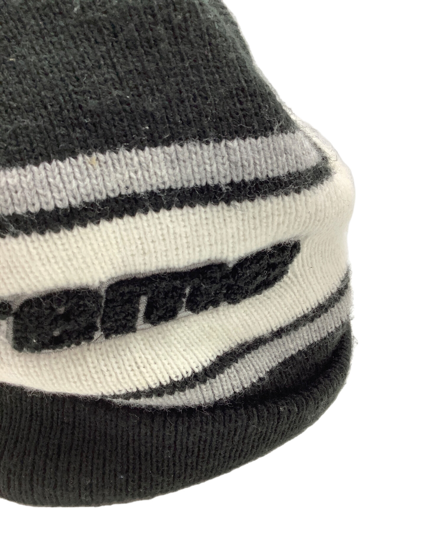 中古・古着通販】SUPREME (シュプリーム) ニット帽 ブラック×グレー