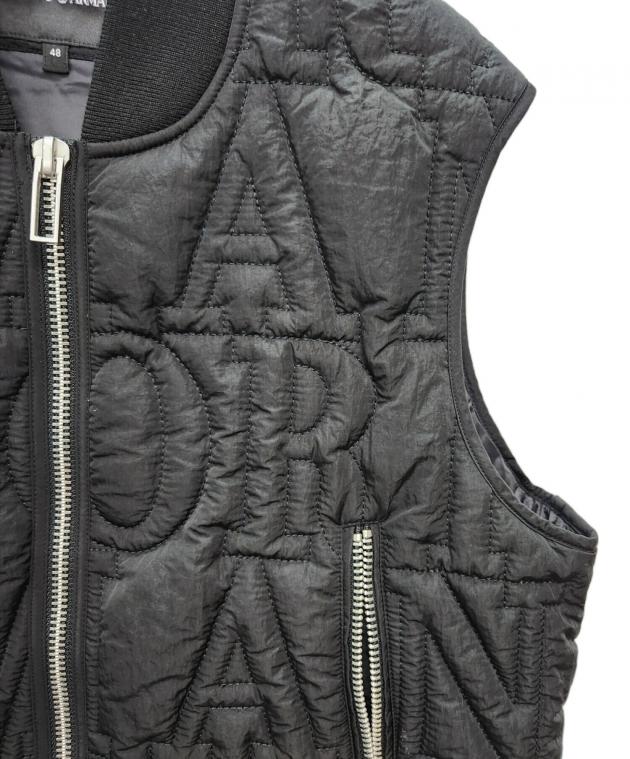 【初期】EMPORIO ARMANI イタリア製 シルク 切替 肉厚 ベスト 中古・古着通販】EMPORIO ARMANI (エンポリオアルマーニ) ロゴ