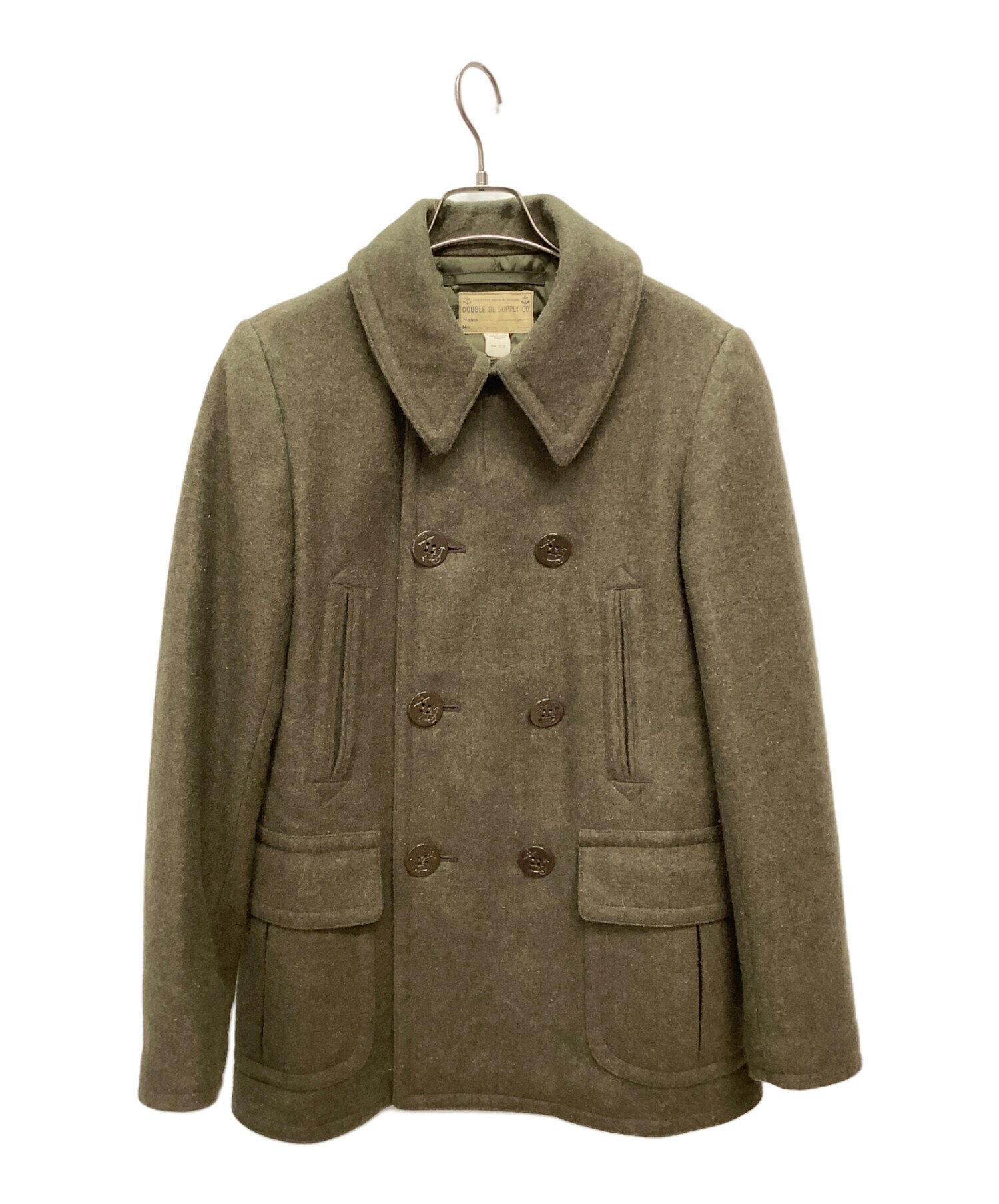 中古・古着通販】RRL (ダブルアールエル) ウールPコート グリーン