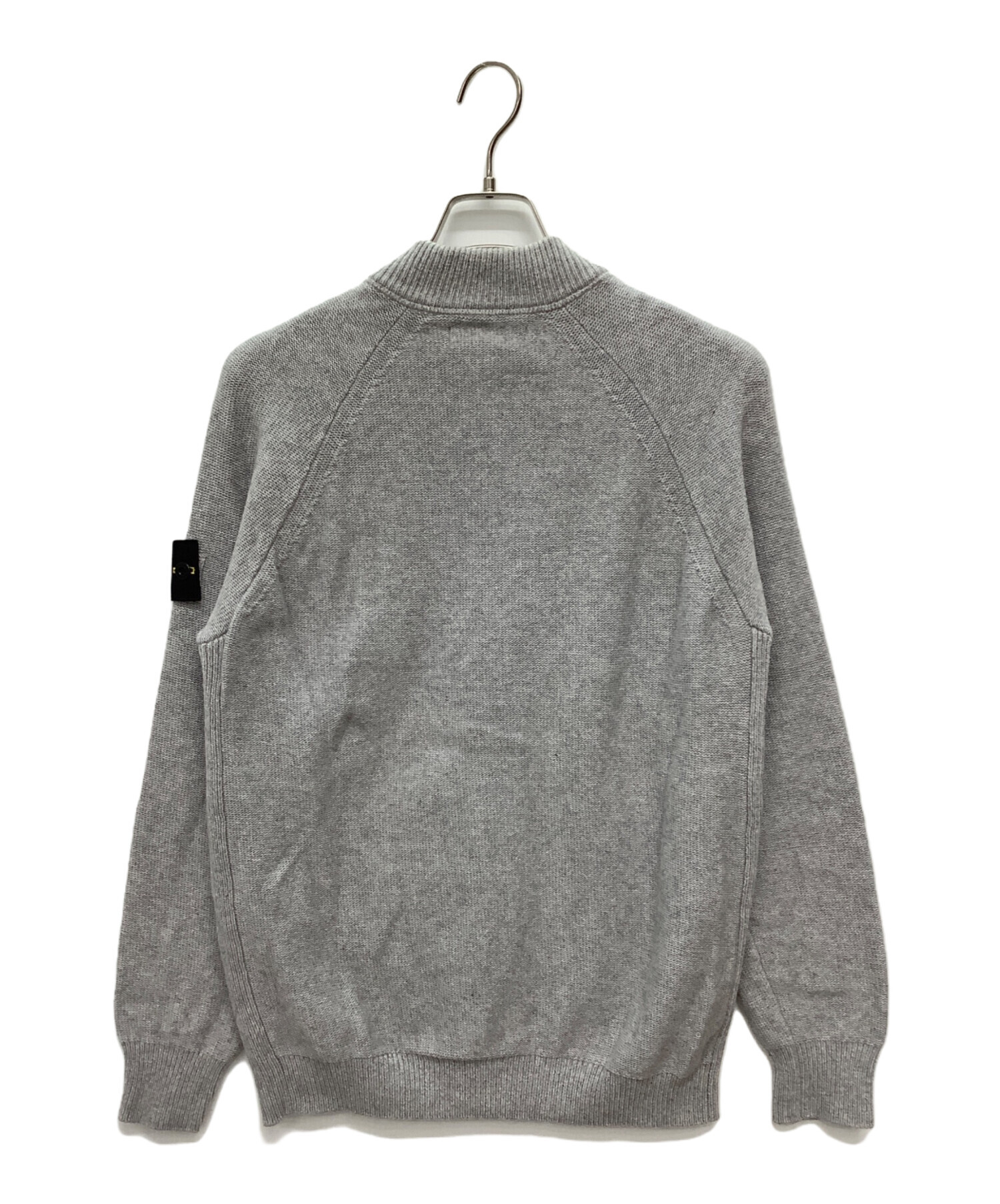 STONE  ストーンアイランド ニット カーディガン グレー 中古・古着通販】STONE ISLAND (ストーンアイランド) ニット