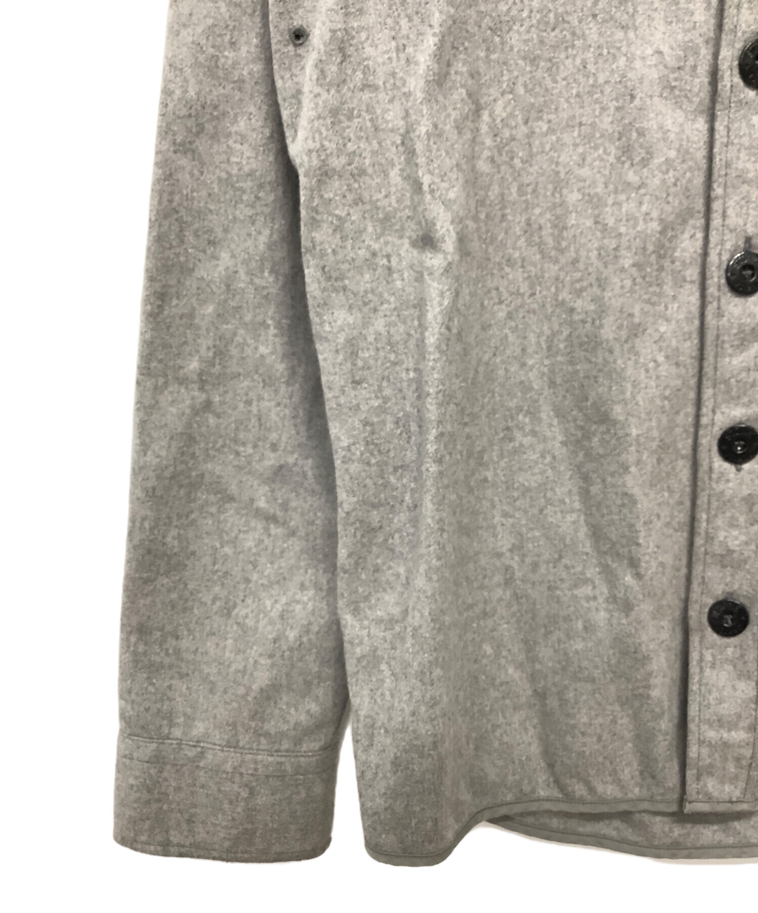 STONE  長袖 グレー 中古・古着通販】STONE ISLAND (ストーンアイランド) 長袖シャツ