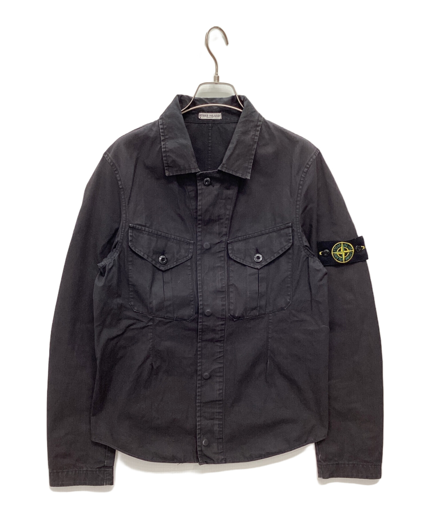 古着 ストーンアイランド コットン タイプライター シャツ ジャケット 中古・古着通販】STONE ISLAND (ストーンアイランド) シャツジャケット