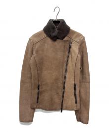 AUEK レザー ジャケット 古着 茶色 アルマーニ ジーンズ ARMANI AUEK レザー ジャケット 古着 茶色 アルマーニ ジーンズ ARMANI