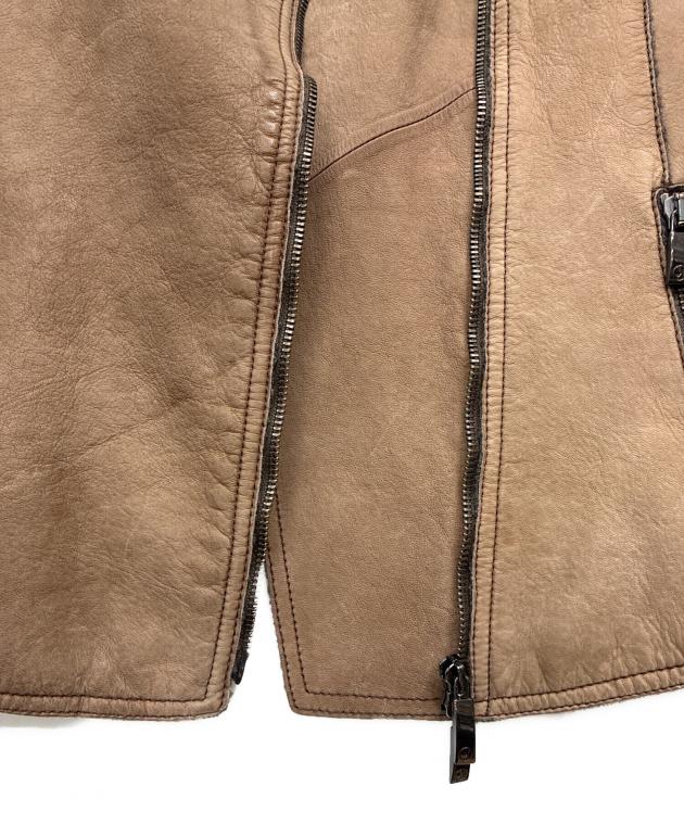 中古・古着通販】ARMANI JEANS (アルマーニジーンズ) ゴートレザー