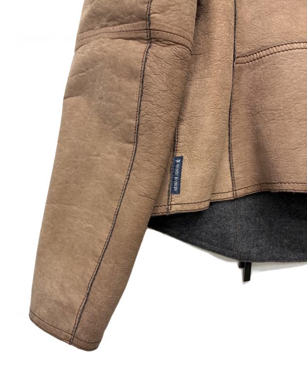 ARMANI JEANS アルマーニ レザー ライダース グレー 楽天市場】アルマーニジーンズ レザージャケットの通販