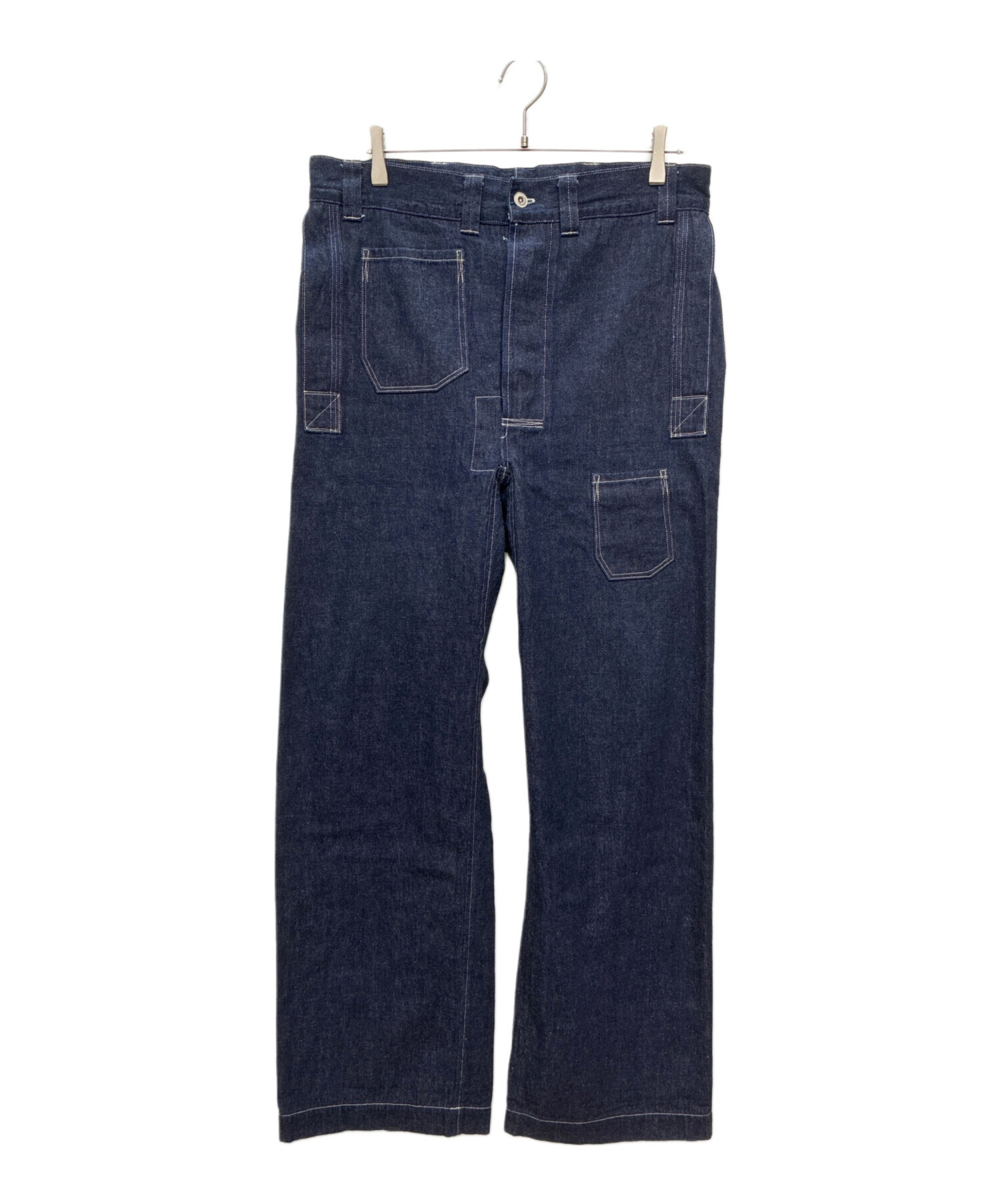 WAREHOUSE ウエアハウス JOHN GLUCKOW カーゴ デニムパンツ 中古・古着通販】WAREHOUSE (ウエアハウス) John Gluckow (ジョン