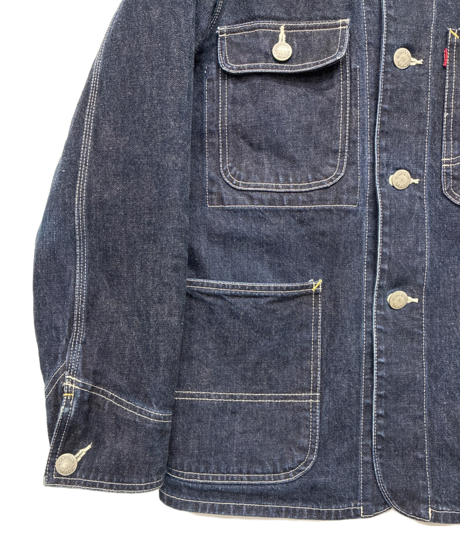 中古・古着通販】EIGHT G (エイトジー) デニムカバーオール インディゴ