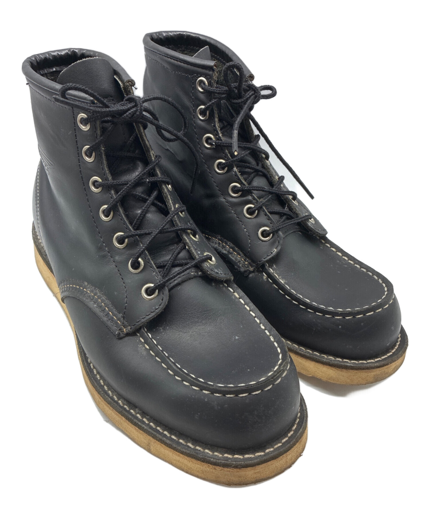 Red Wing レッドウィング 8179 8 1/2 E モック 黒 ソールカスタム