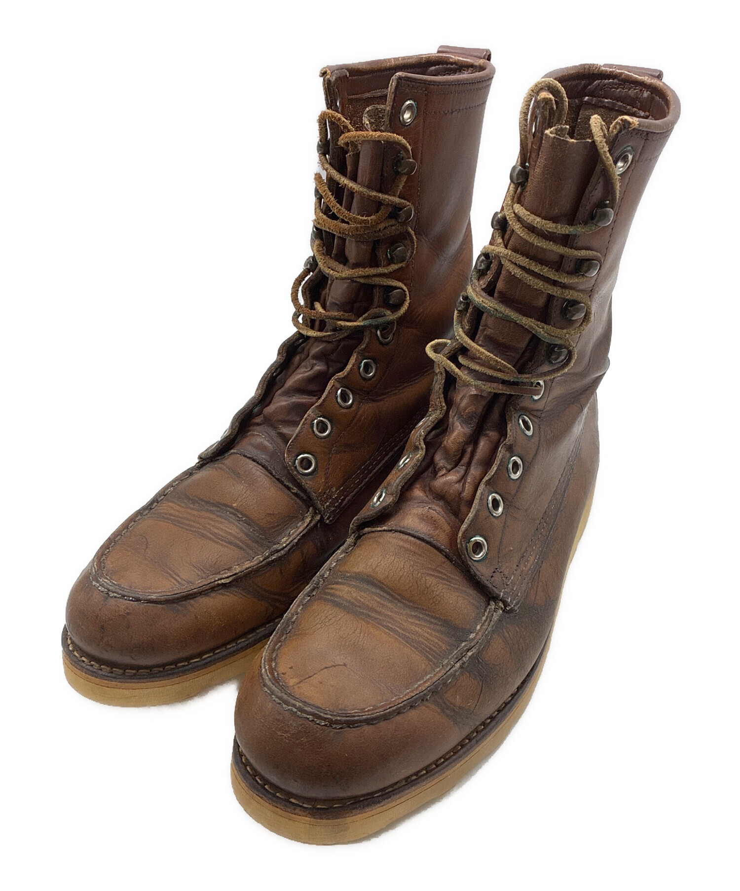 Red Wings 犬タグブラウン ワークブーツ Red Wings 犬タグブラウン ワークブーツ