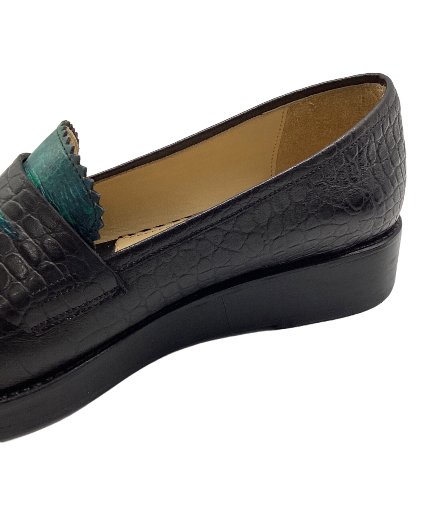 中古・古着通販】TOGA PULLA (トーガ プルラ) 厚底ローファー ブラック