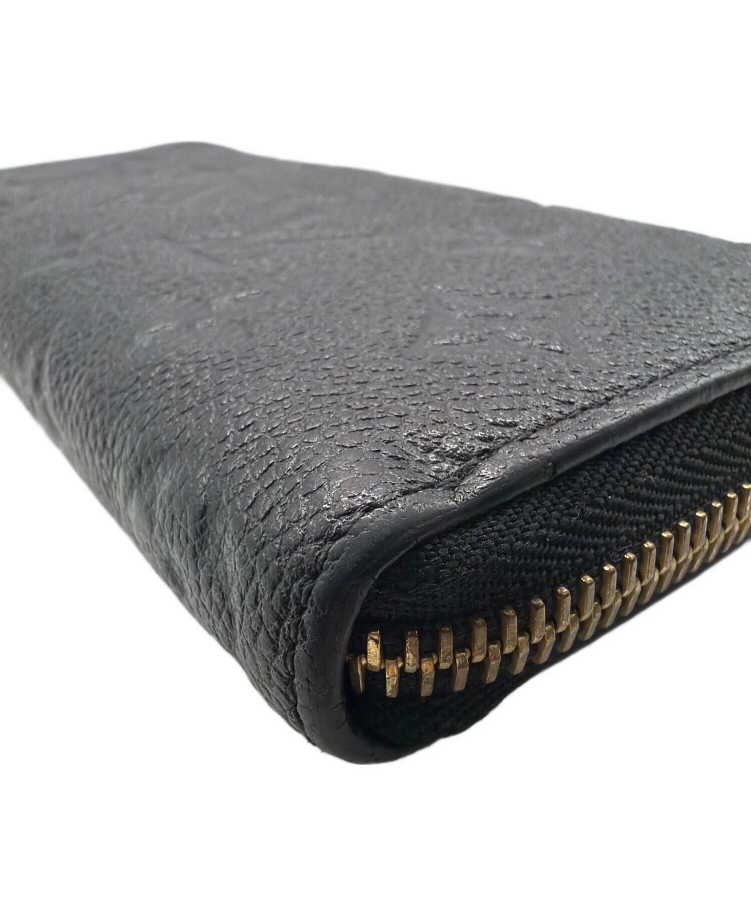 【未使用・超美品】LOUIS VUITTON ブラックレザー長財布 中古・古着通販】LOUIS VUITTON (ルイ ヴィトン) 長財布 サイズ