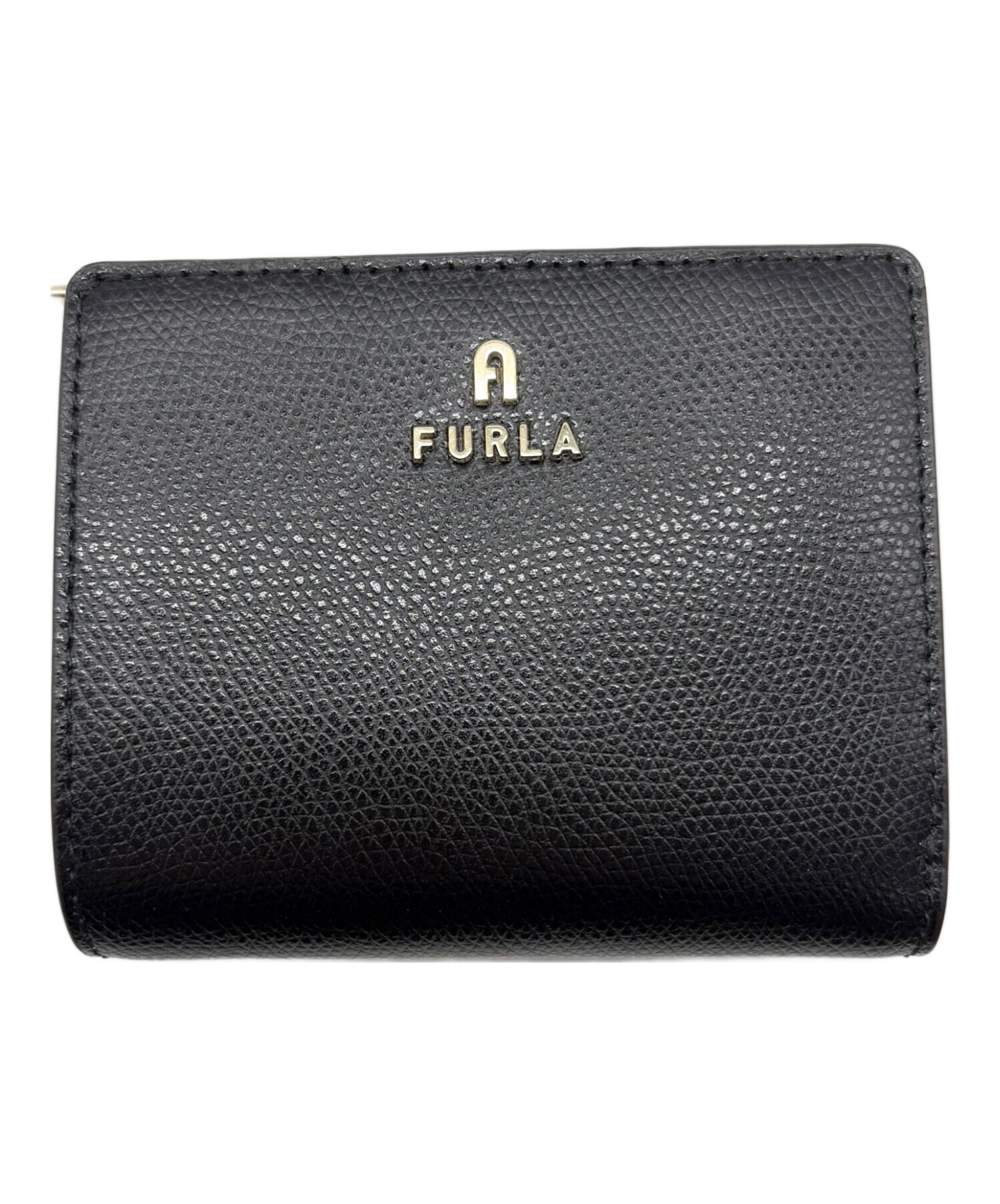 FURLA【お財布】【未使用】 中古・古着通販】FURLA (フルラ) コンパクトウォレット ブラック