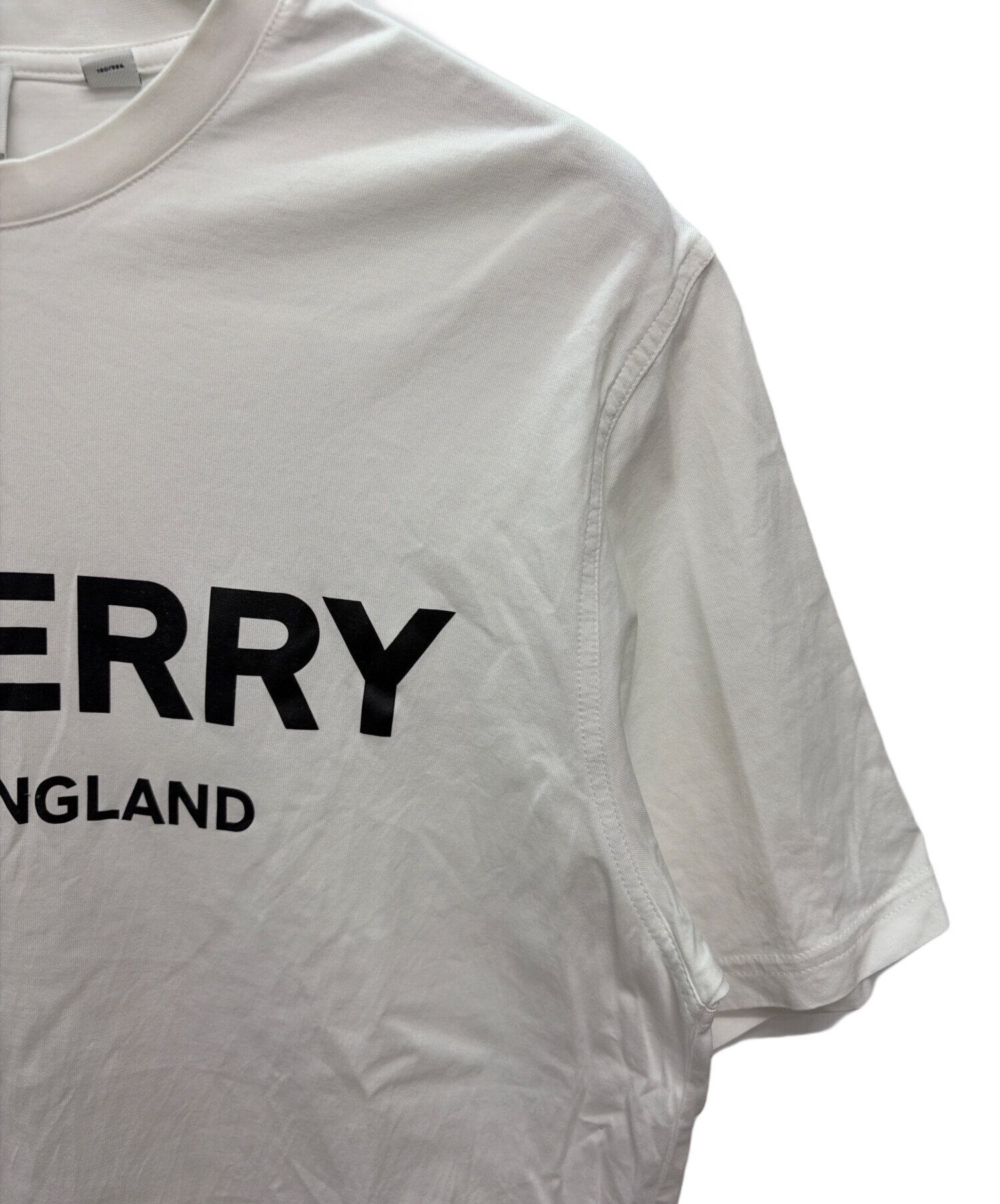 BURBERRY ホワイト Tシャツ　2回使用ほぼ未使用 中古・古着通販】BURBERRY (バーバリー) 半袖Tシャツ ホワイト サイズ