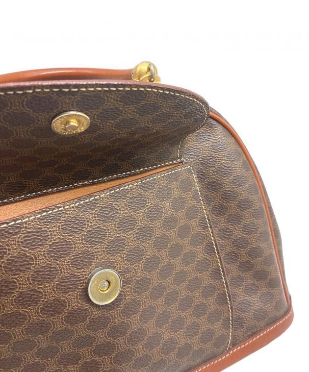 中古・古着通販】CELINE (セリーヌ) マカダム ボストンバッグ ブラウン