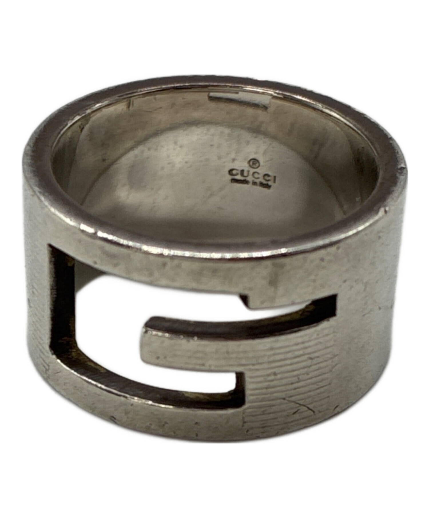 中古・古着通販】GUCCI (グッチ) ブランデッドG リング シルバー