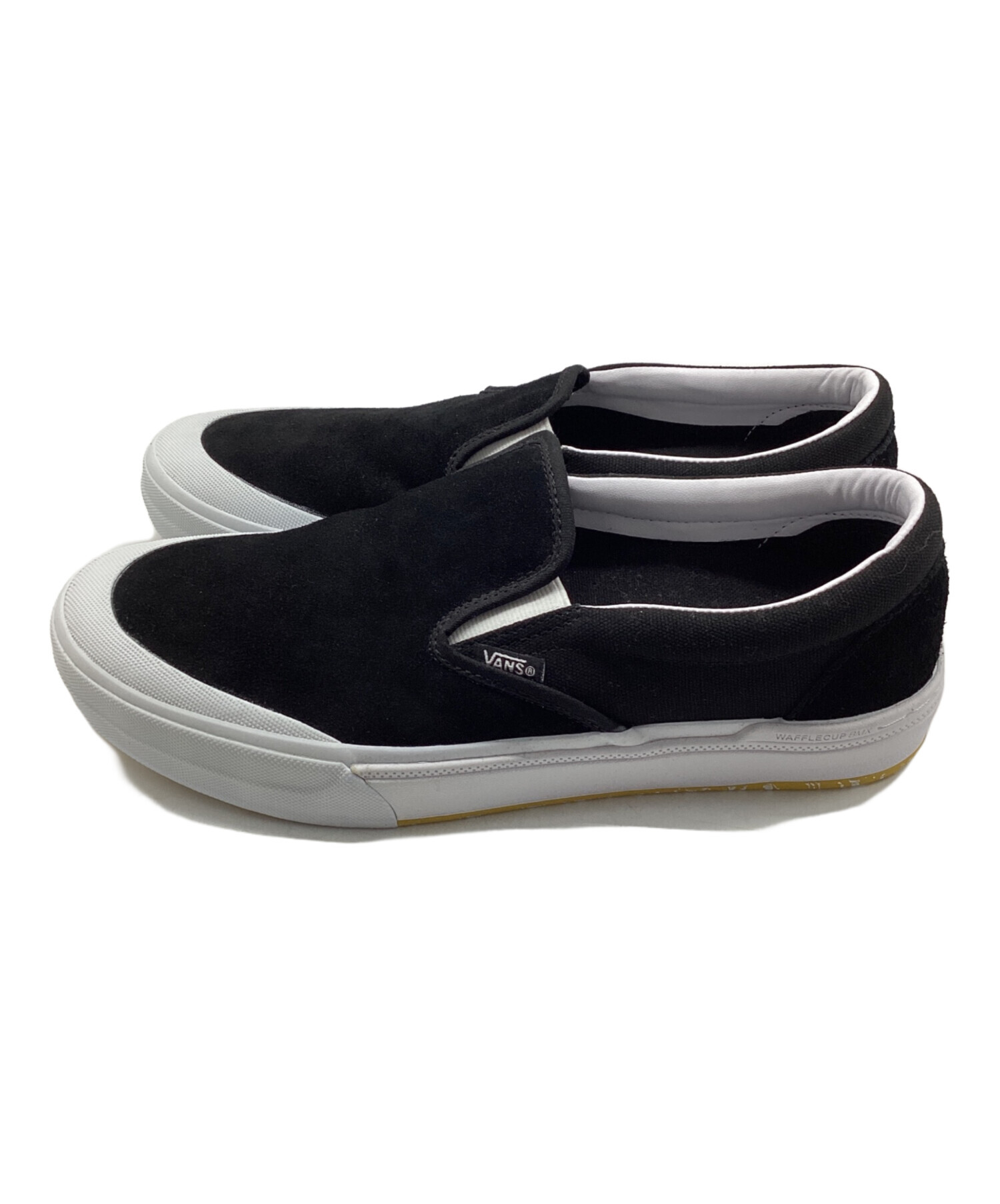 中古・古着通販】VANS (ヴァンズ) スリッポン ブラック×ホワイト 