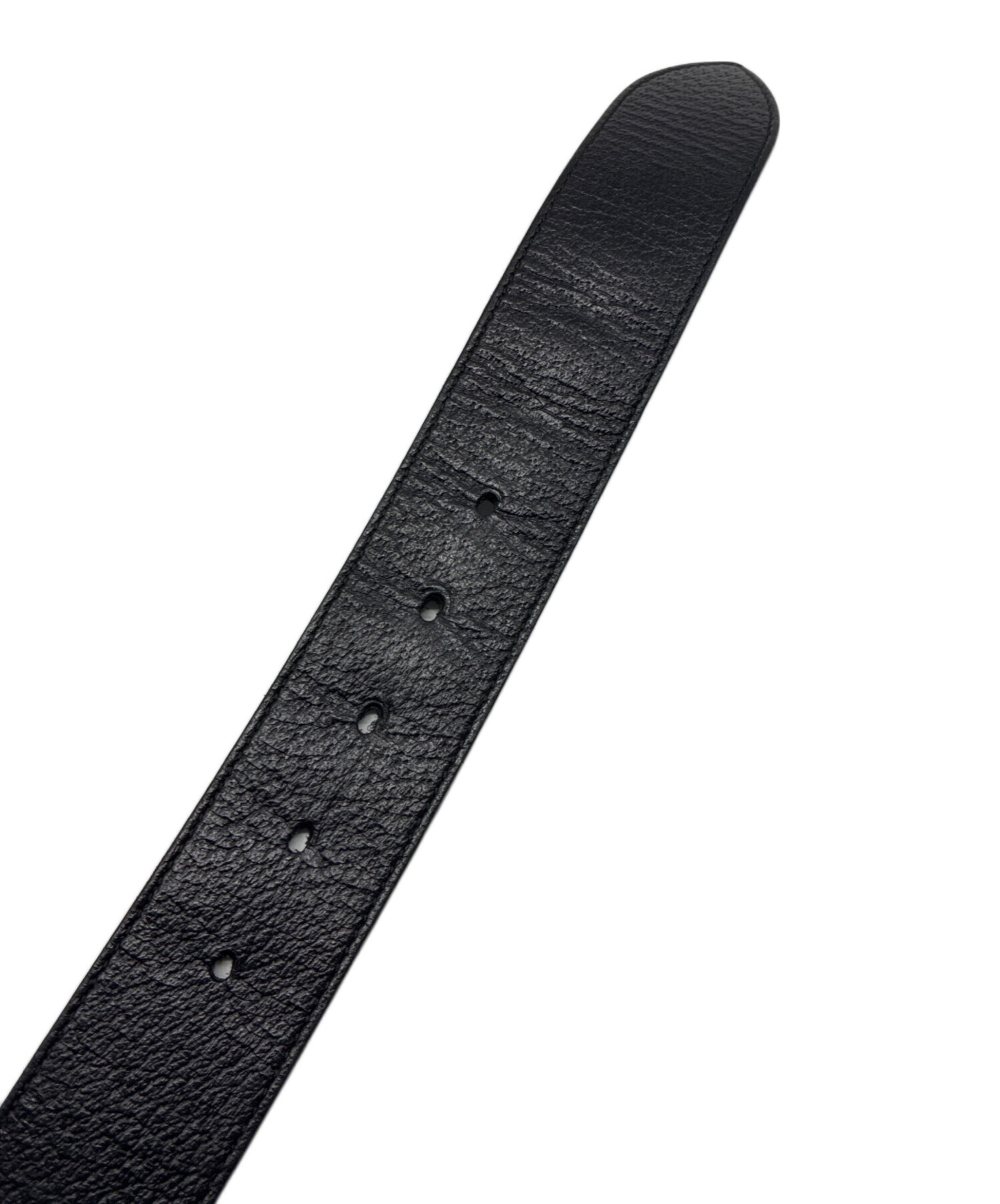 中古・古着通販】GUCCI (グッチ) ダブルG レザーベルト ブラック