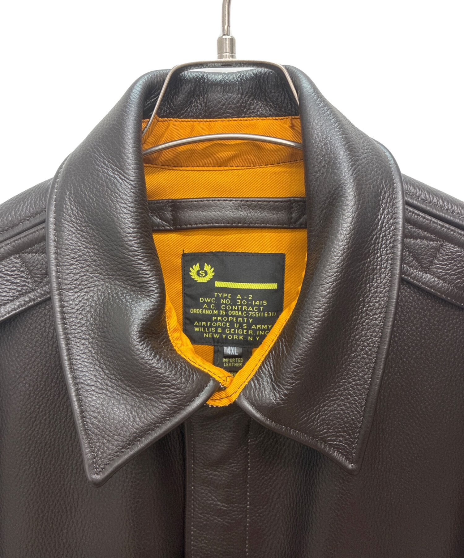 中古・古着通販】Willis&Geiger (ウィルスガイガー) A-2フライト 中古・古着通販】Willis&Geiger (ウィルスガイガー) A-2フライト