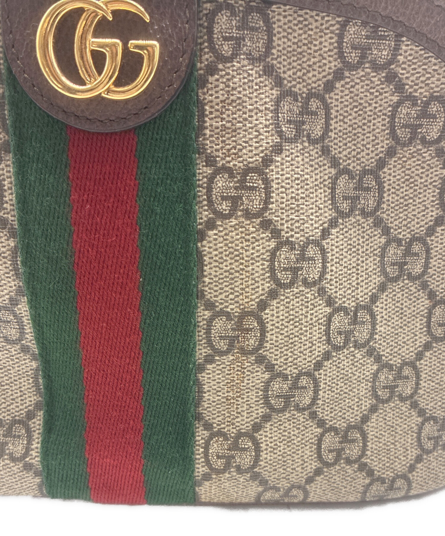 中古・古着通販】GUCCI (グッチ) GGスプリーム コスメティックケース 