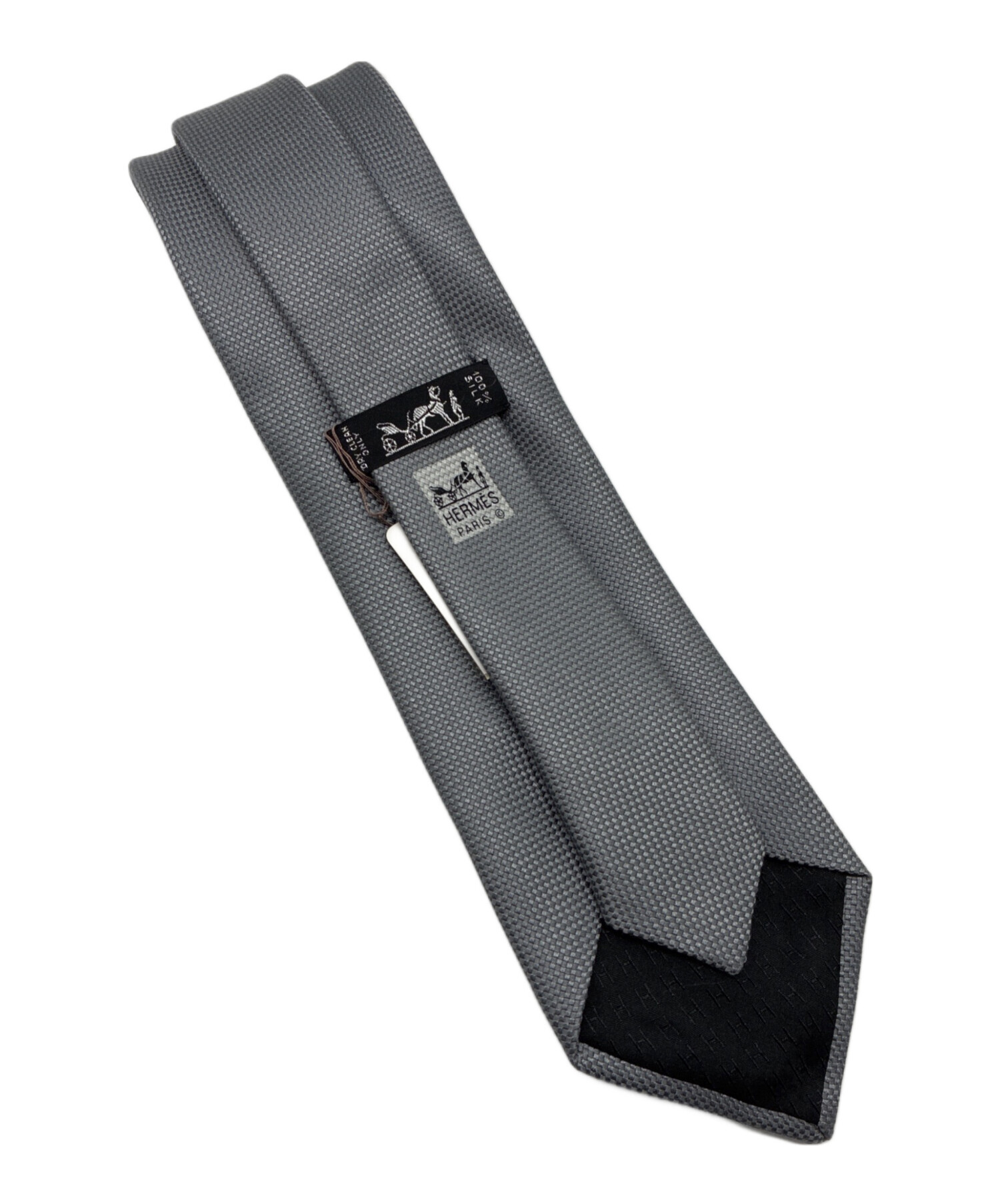 中古・古着通販】HERMES (エルメス) シルクネクタイ＆シルクハンカチ