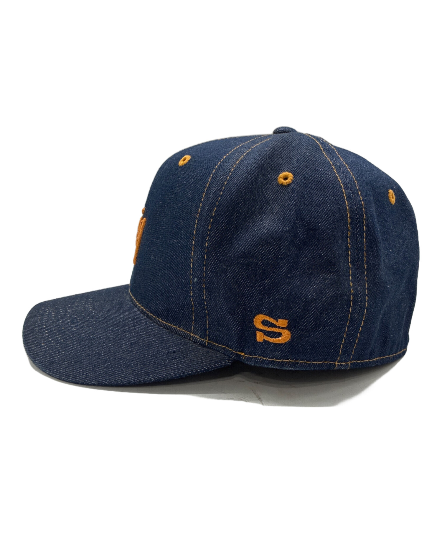 中古・古着通販】stussy (ステューシー) デニムロゴキャップ