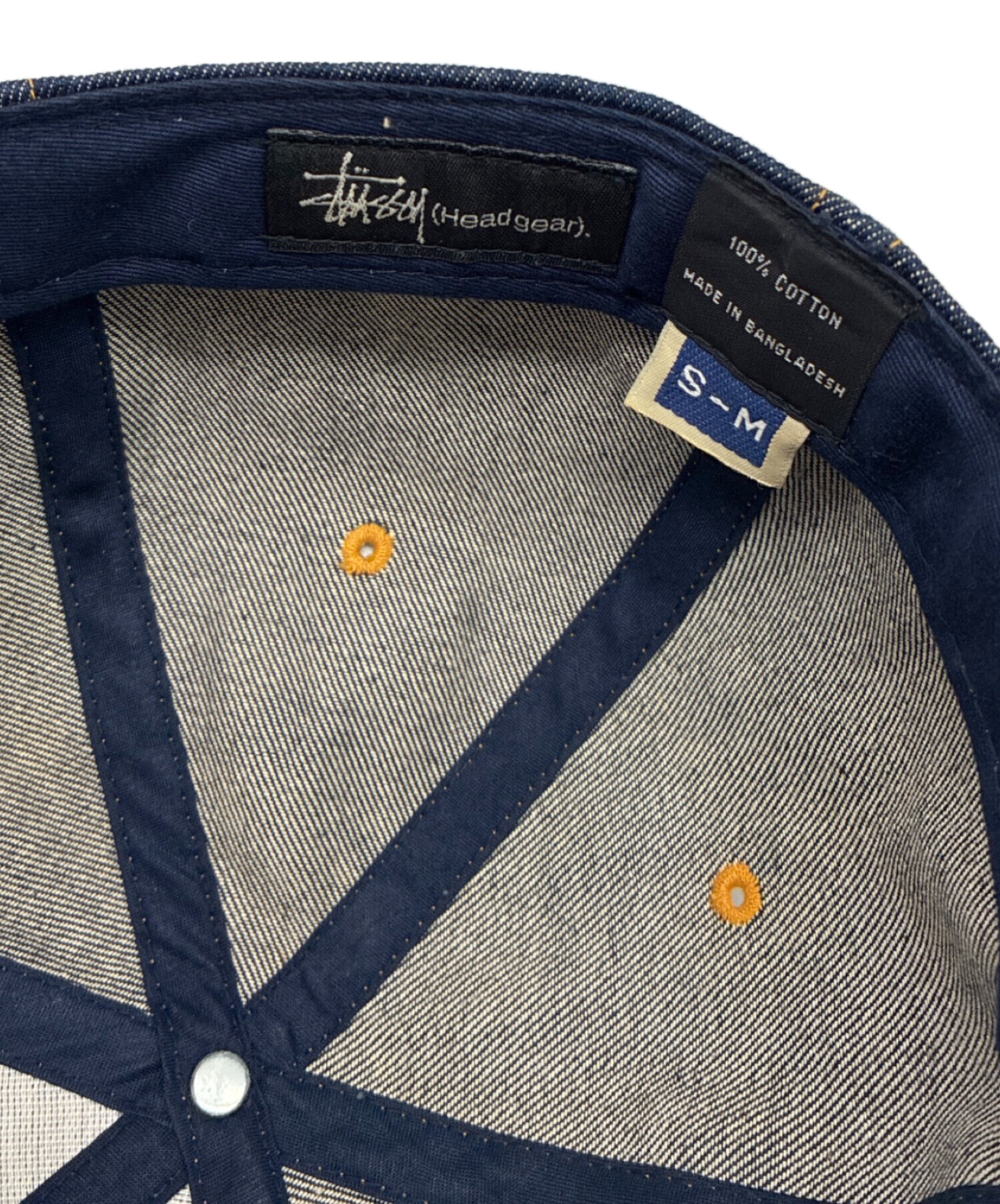 中古・古着通販】stussy (ステューシー) デニムロゴキャップ