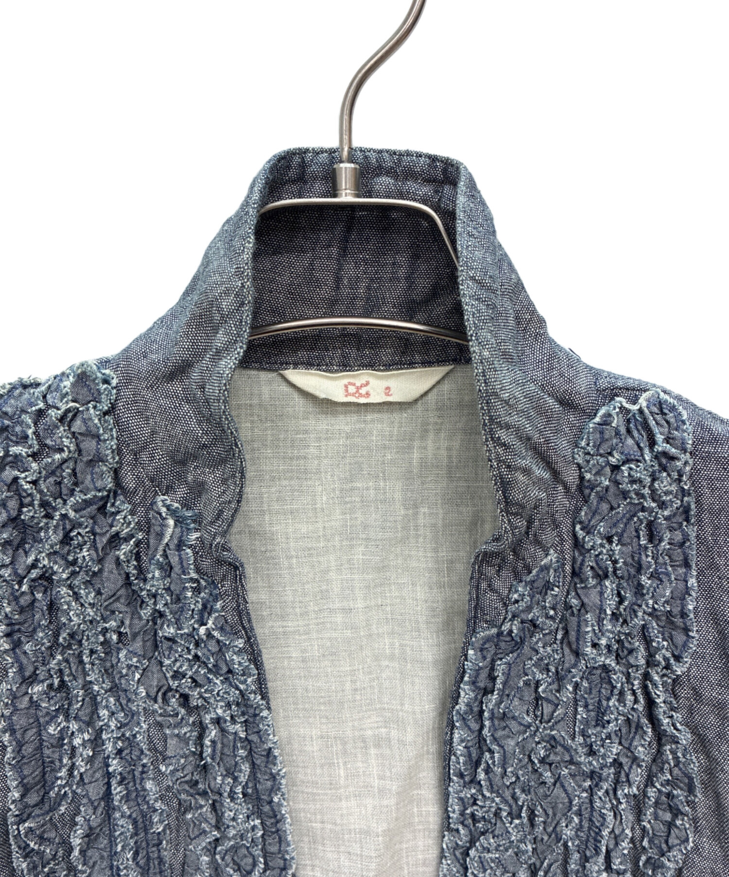 中古・古着通販】45rpm (45アールピーエム) フリル カシュクール 長袖